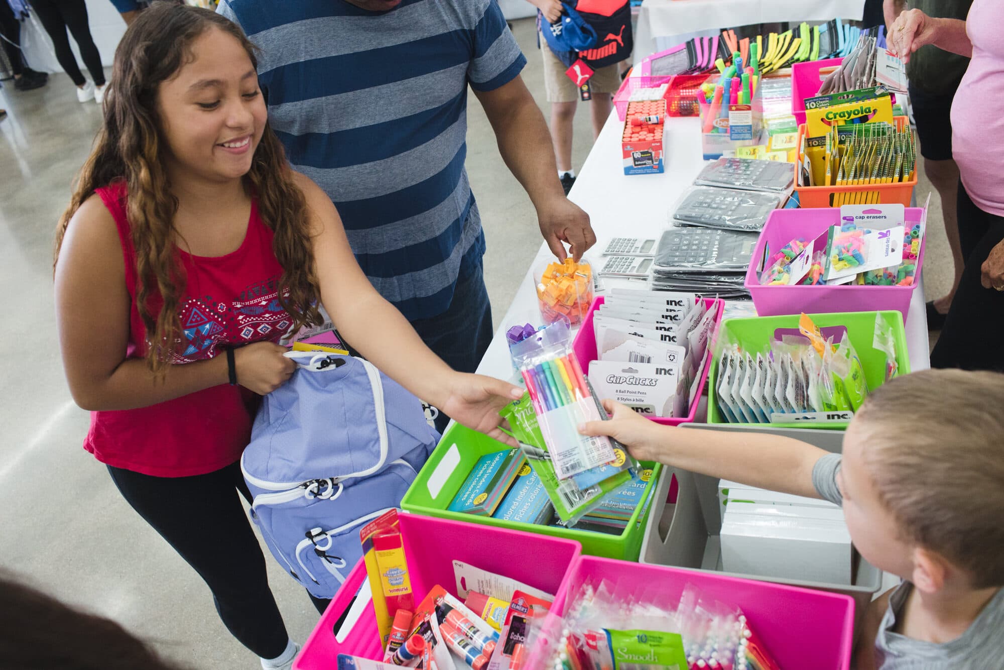 Trina's Kids event photo — Back-to-School Drive 2019