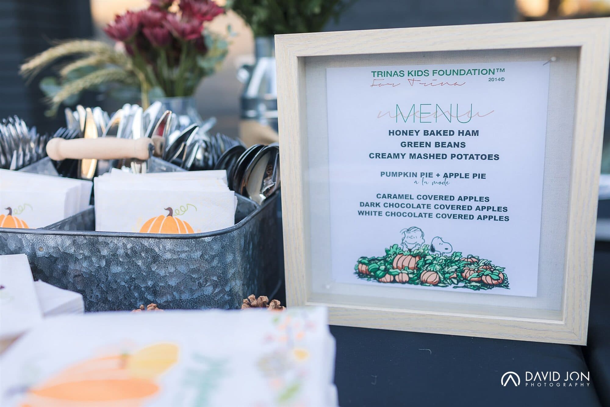 Trina's Kids event photo — Thanksgiving 2019