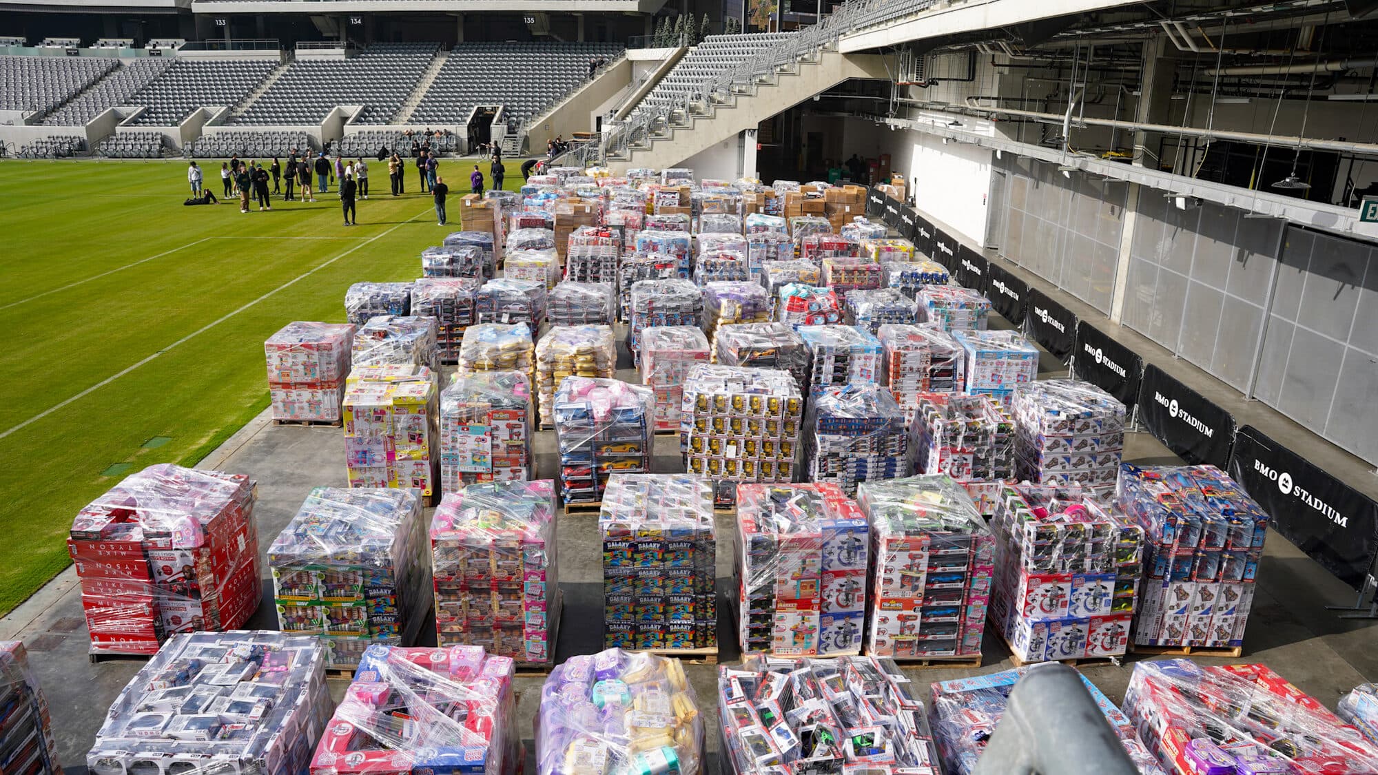 Trina's Kids event photo — Guinness World Record Toy Drive 2025