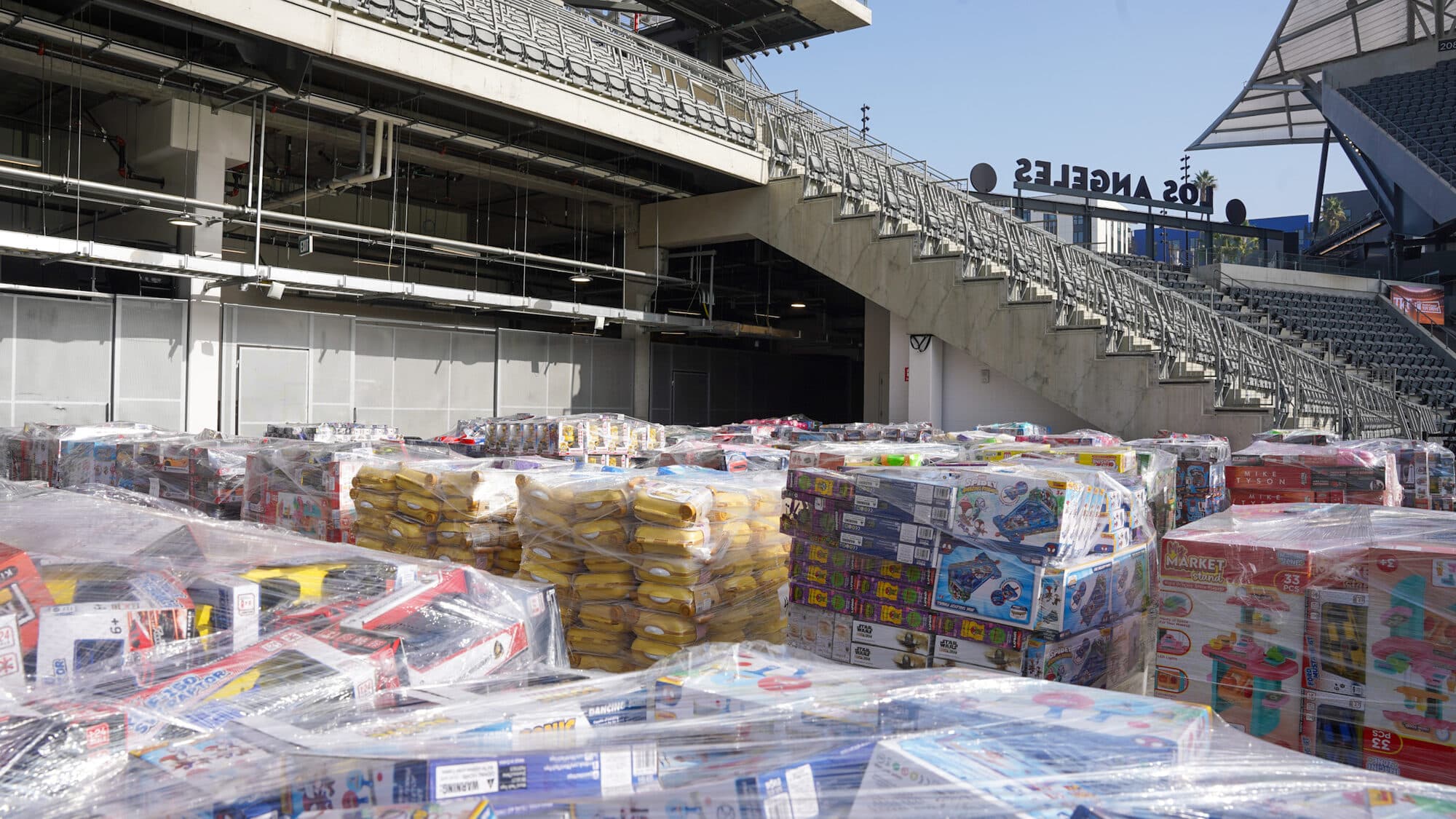 Trina's Kids event photo — Guinness World Record Toy Drive 2025