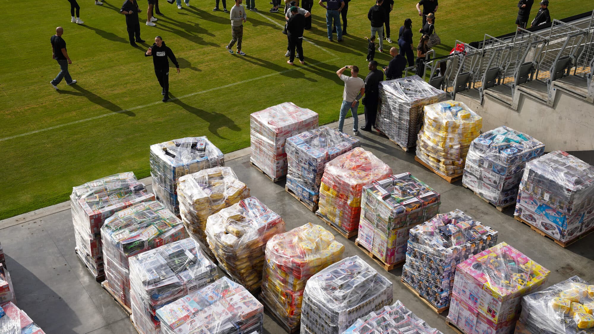 Trina's Kids event photo — Guinness World Record Toy Drive 2025