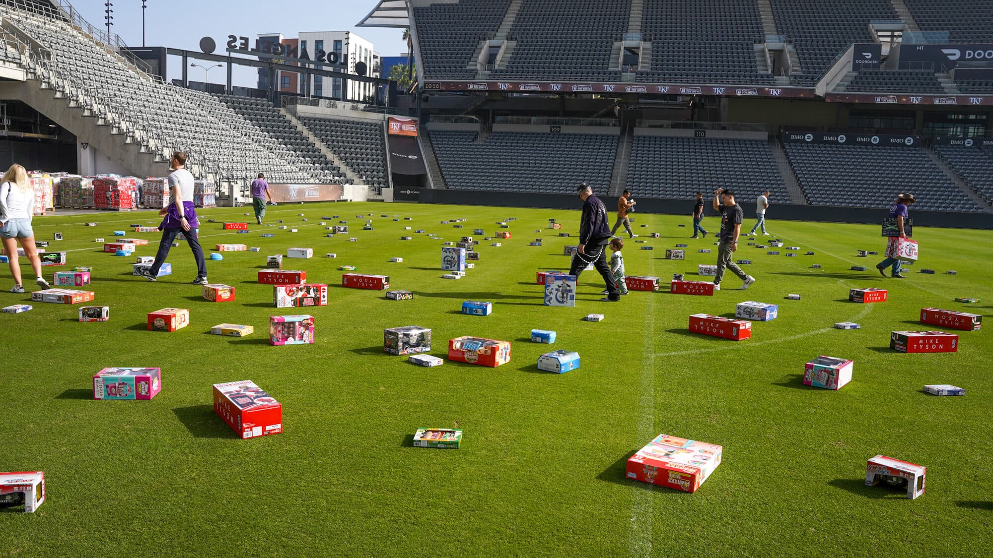 Trina's Kids event photo — Guinness World Record Toy Drive 2025