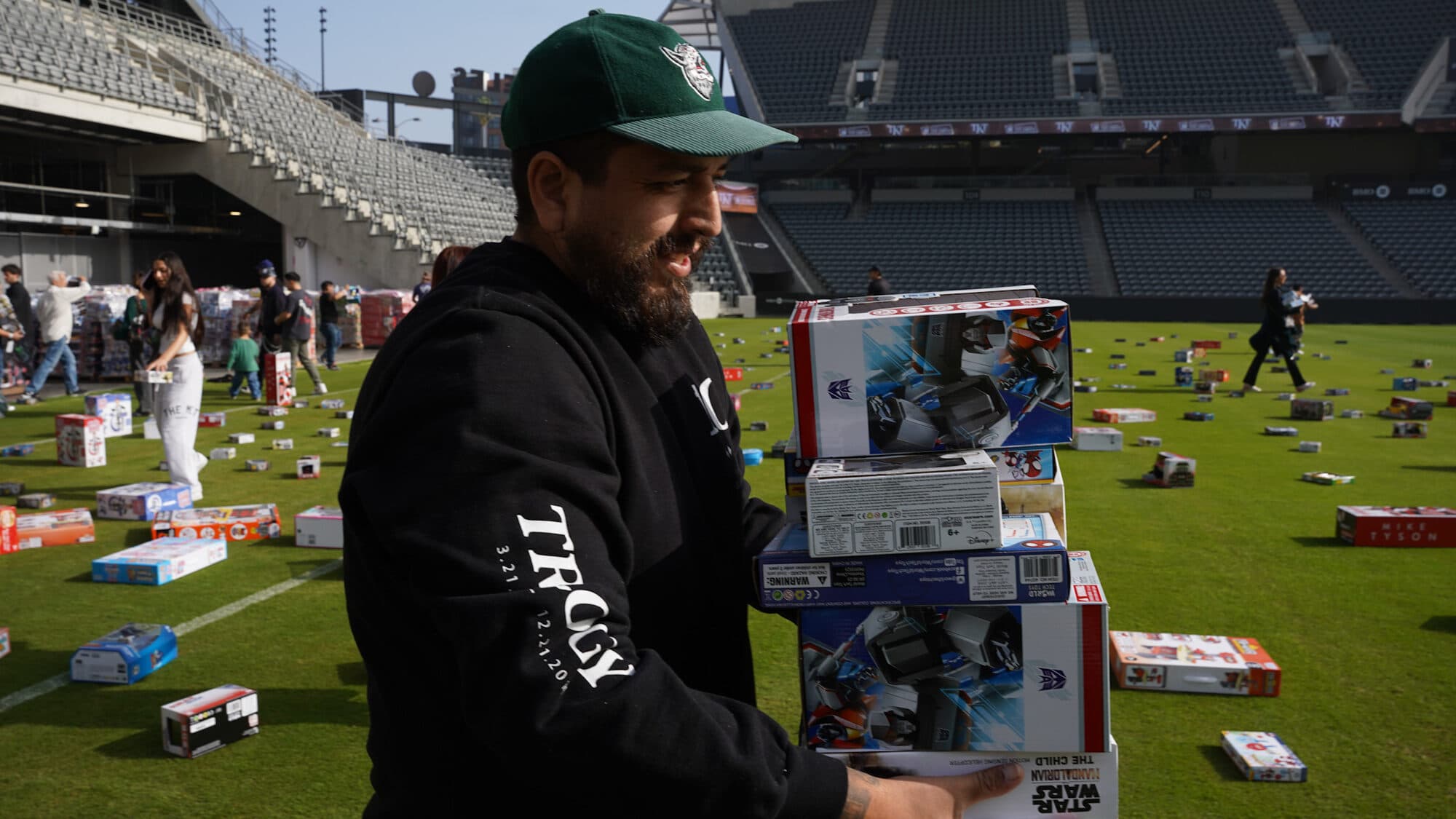 Trina's Kids event photo — Guinness World Record Toy Drive 2025