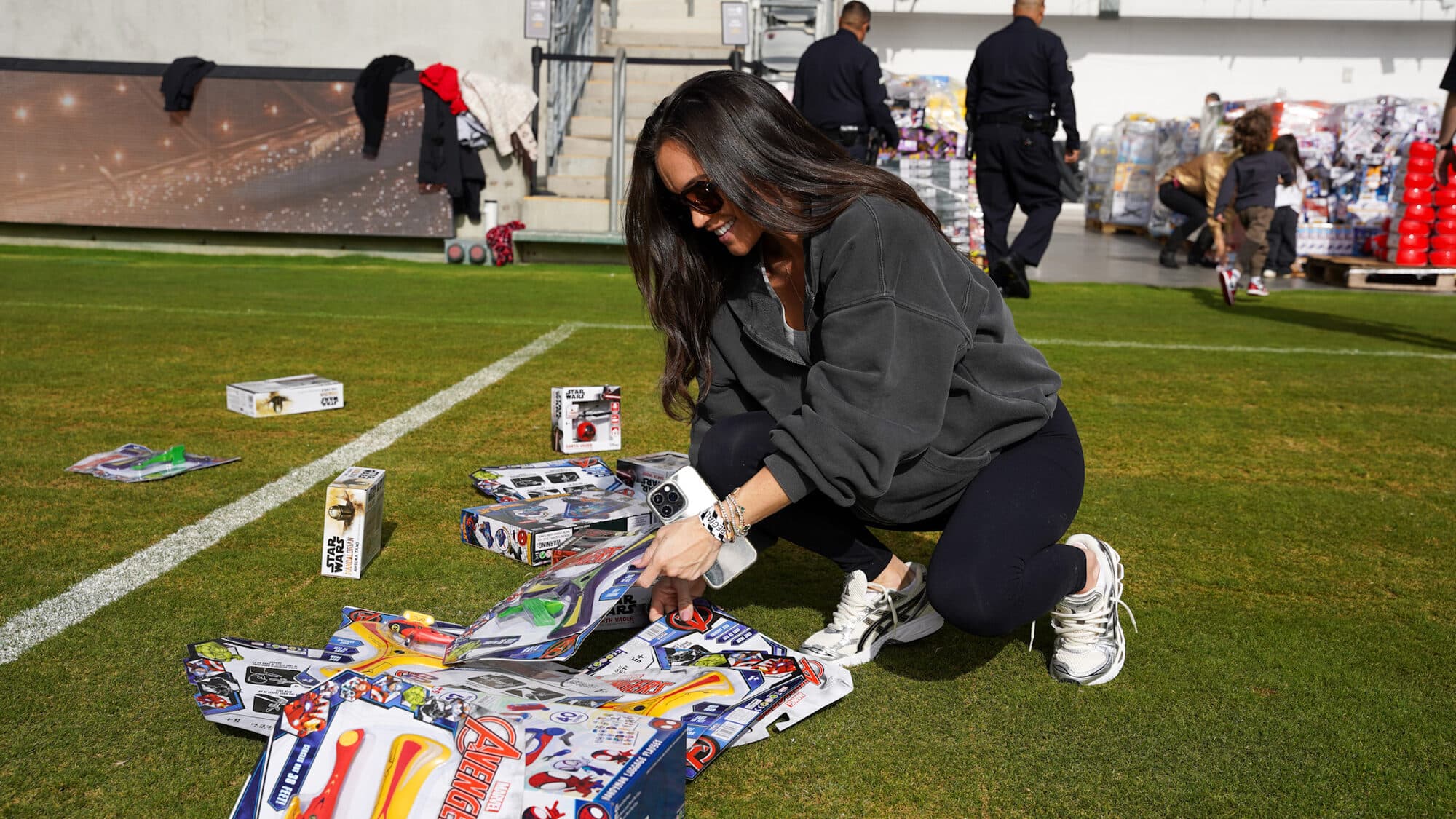 Trina's Kids event photo — Guinness World Record Toy Drive 2025