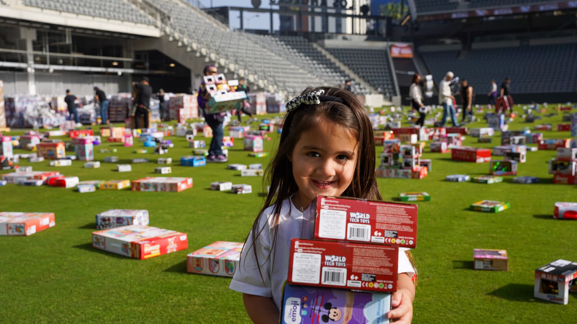 Trina's Kids event photo — Guinness World Record Toy Drive 2025