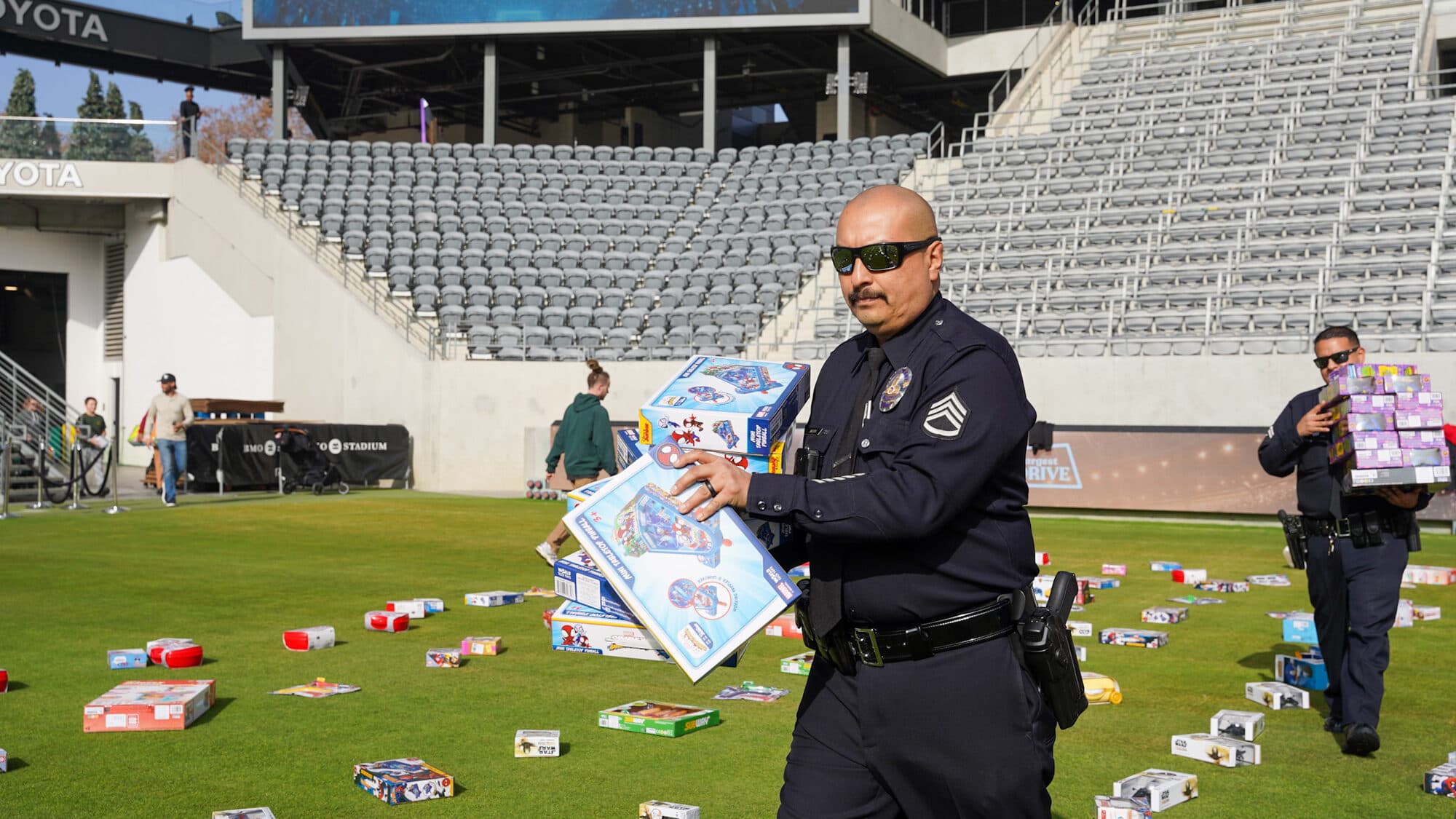 Trina's Kids event photo — Guinness World Record Toy Drive 2025