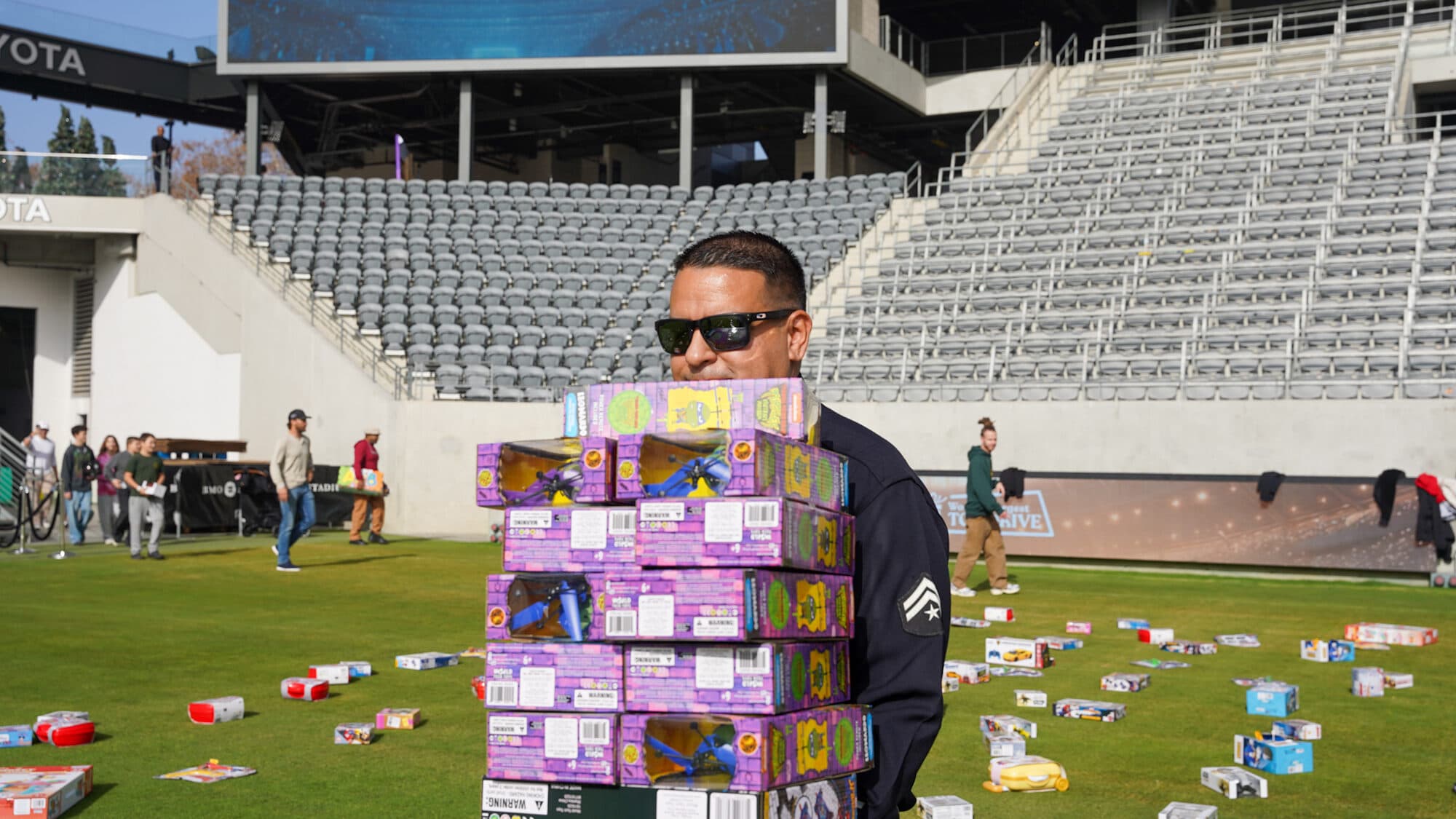 Trina's Kids event photo — Guinness World Record Toy Drive 2025