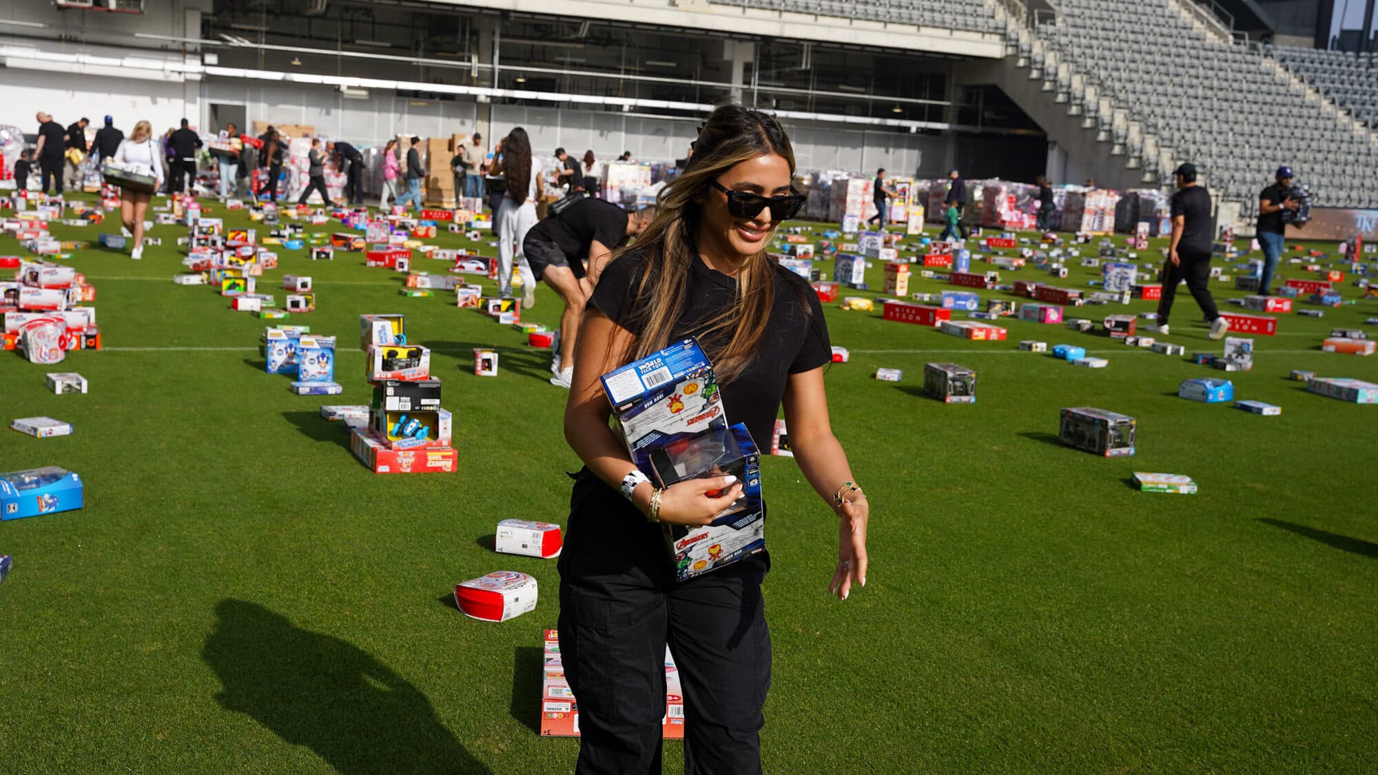 Trina's Kids event photo — Guinness World Record Toy Drive 2025