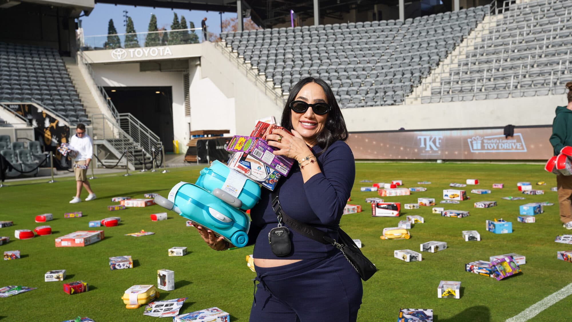 Trina's Kids event photo — Guinness World Record Toy Drive 2025