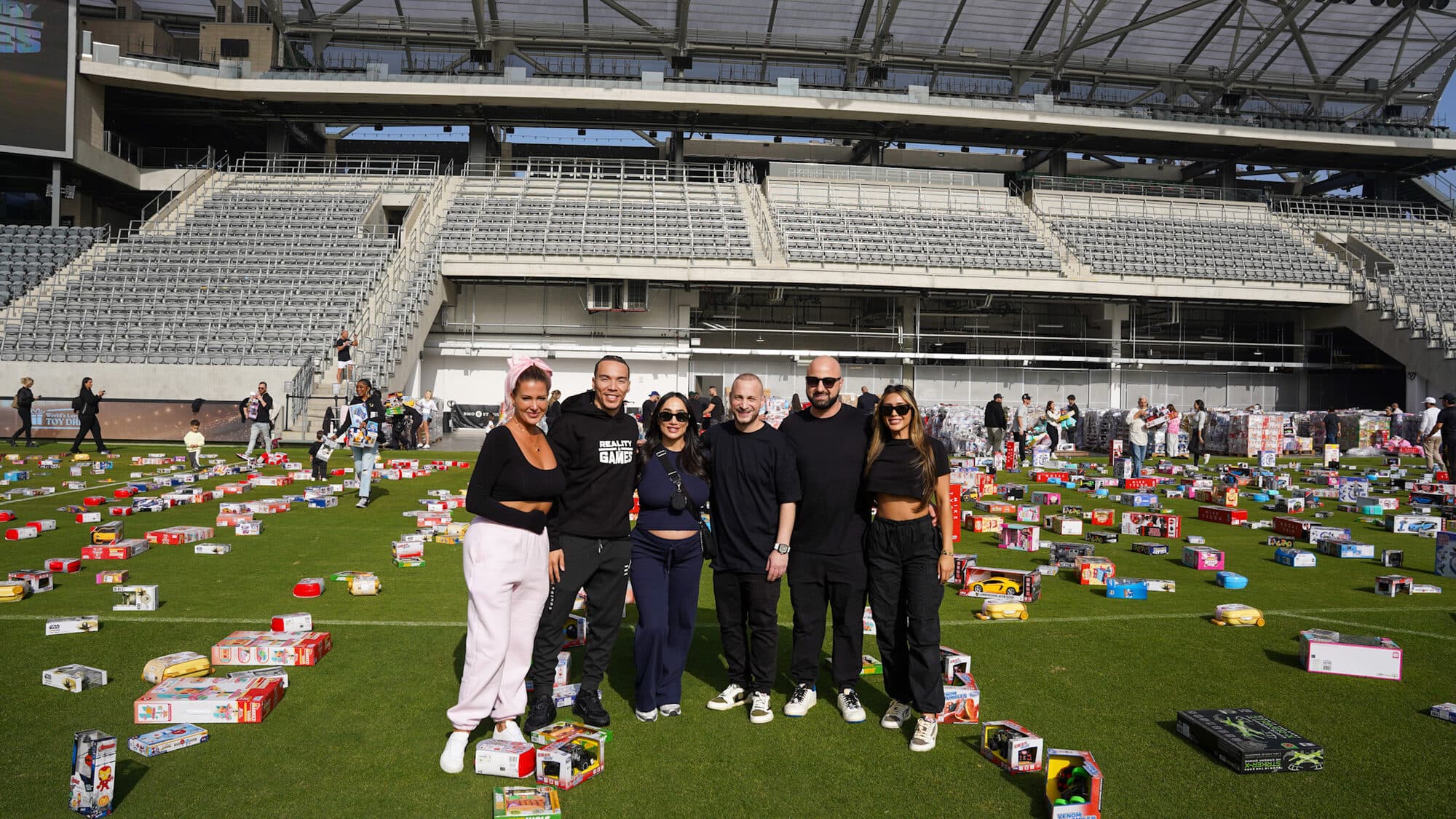 Trina's Kids event photo — Guinness World Record Toy Drive 2025