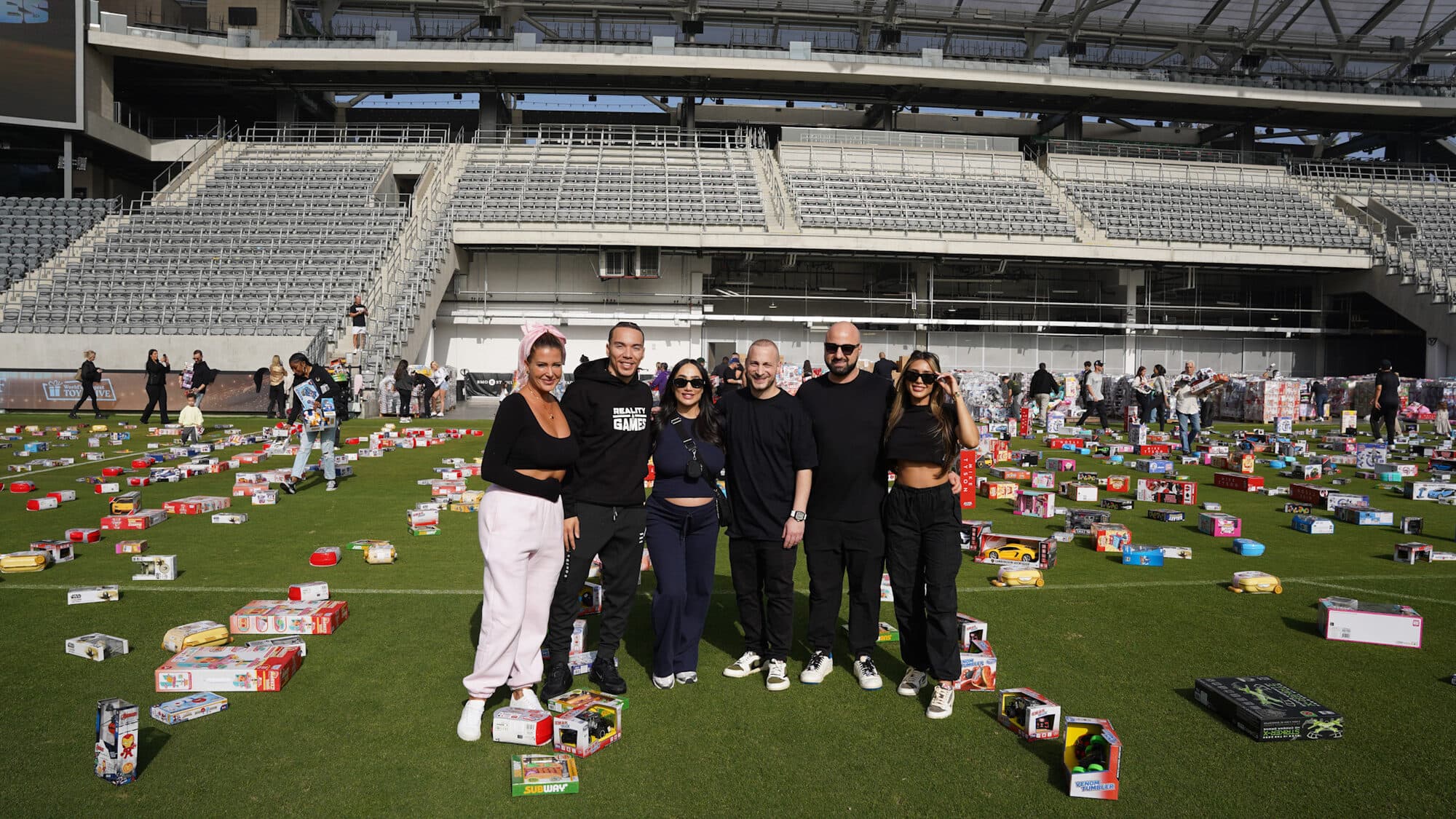 Trina's Kids event photo — Guinness World Record Toy Drive 2025