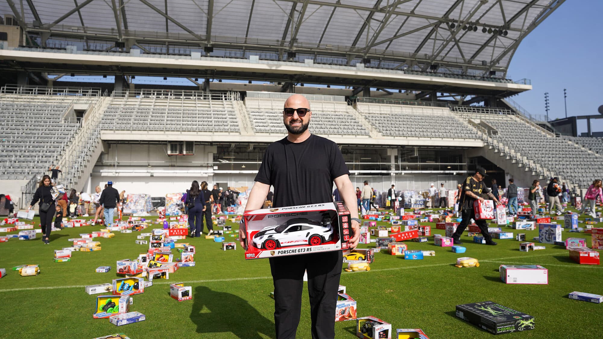 Trina's Kids event photo — Guinness World Record Toy Drive 2025