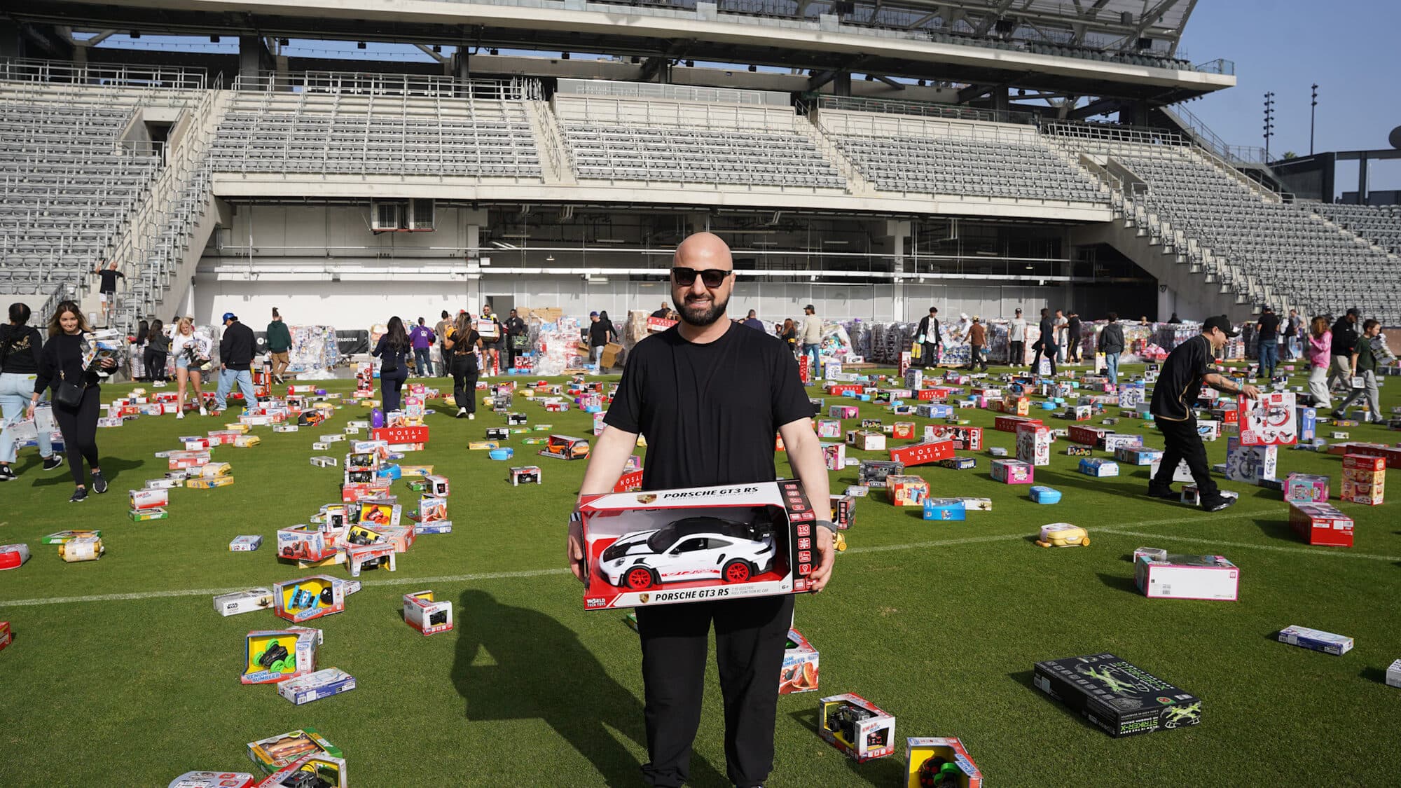 Trina's Kids event photo — Guinness World Record Toy Drive 2025