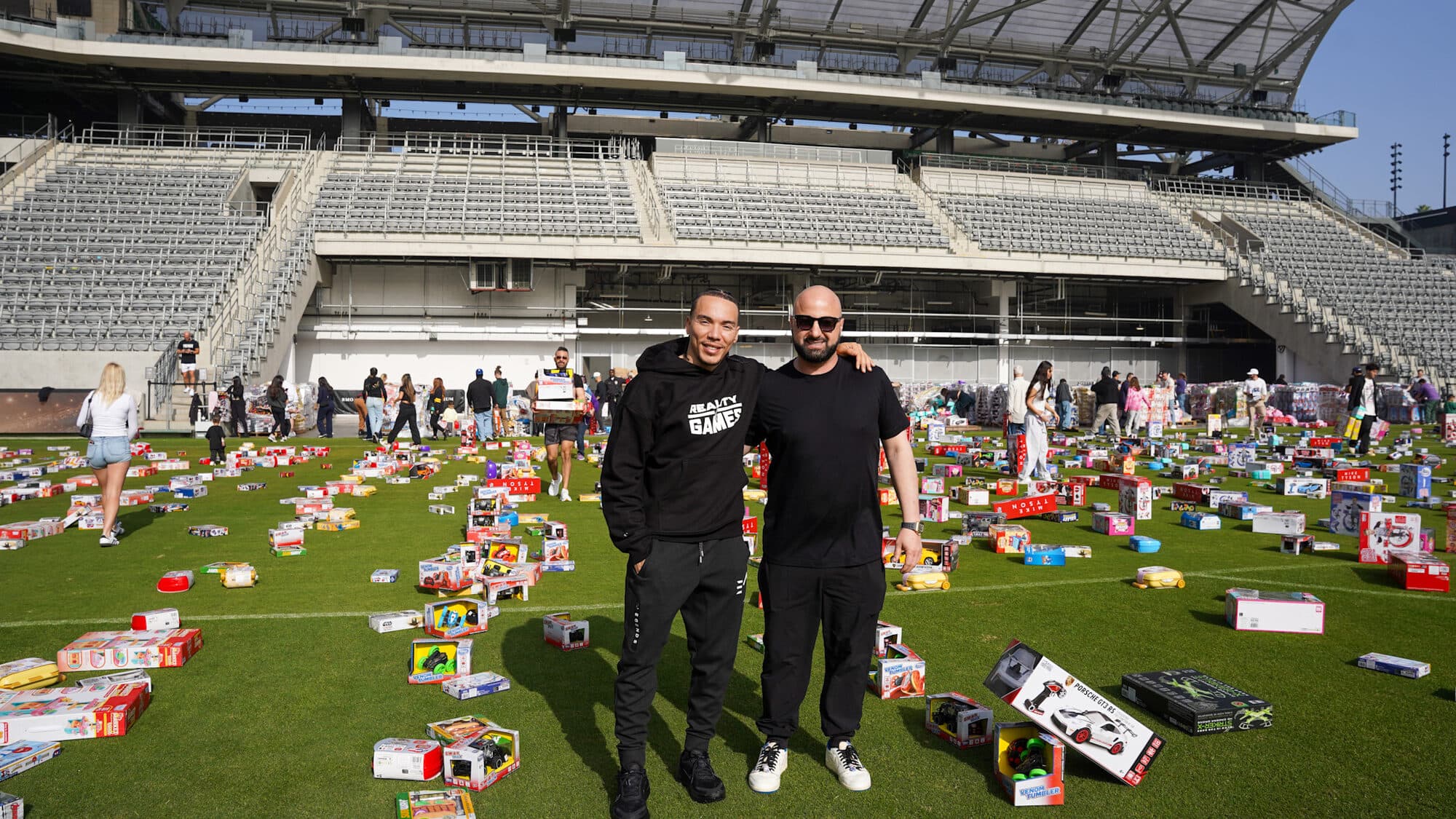 Trina's Kids event photo — Guinness World Record Toy Drive 2025