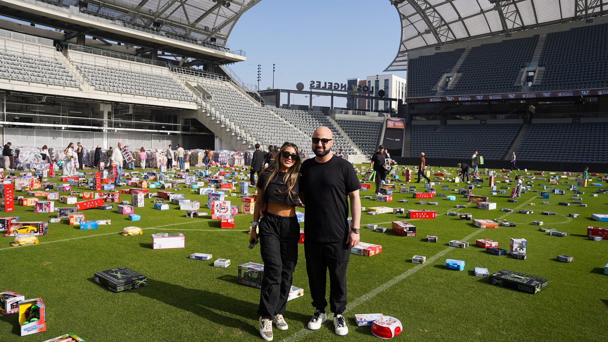 Trina's Kids event photo — Guinness World Record Toy Drive 2025