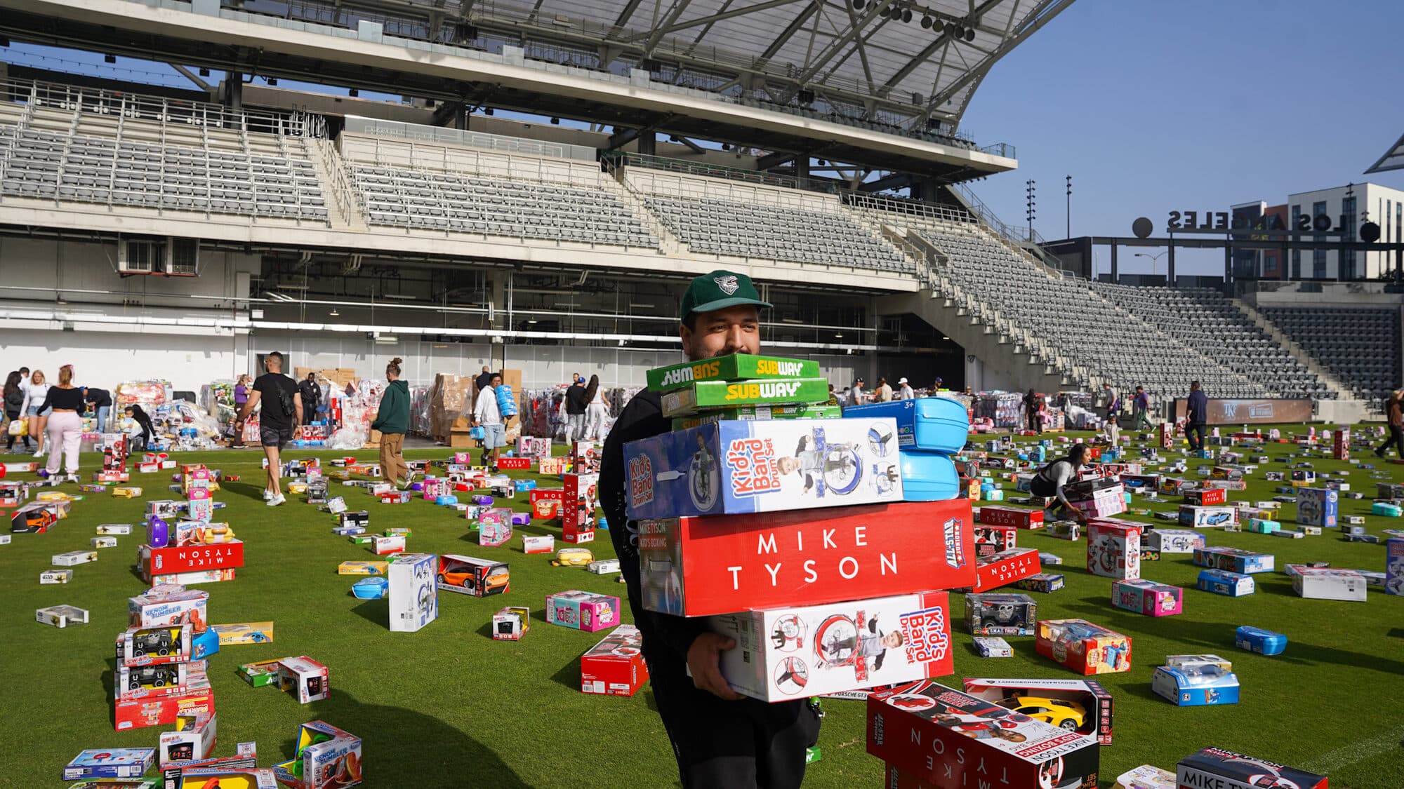 Trina's Kids event photo — Guinness World Record Toy Drive 2025