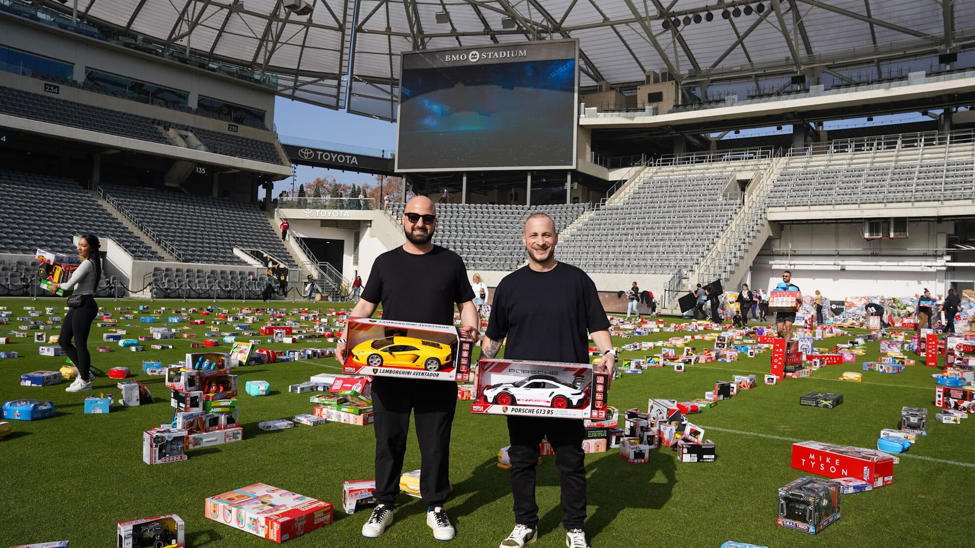 Trina's Kids event photo — Guinness World Record Toy Drive 2025