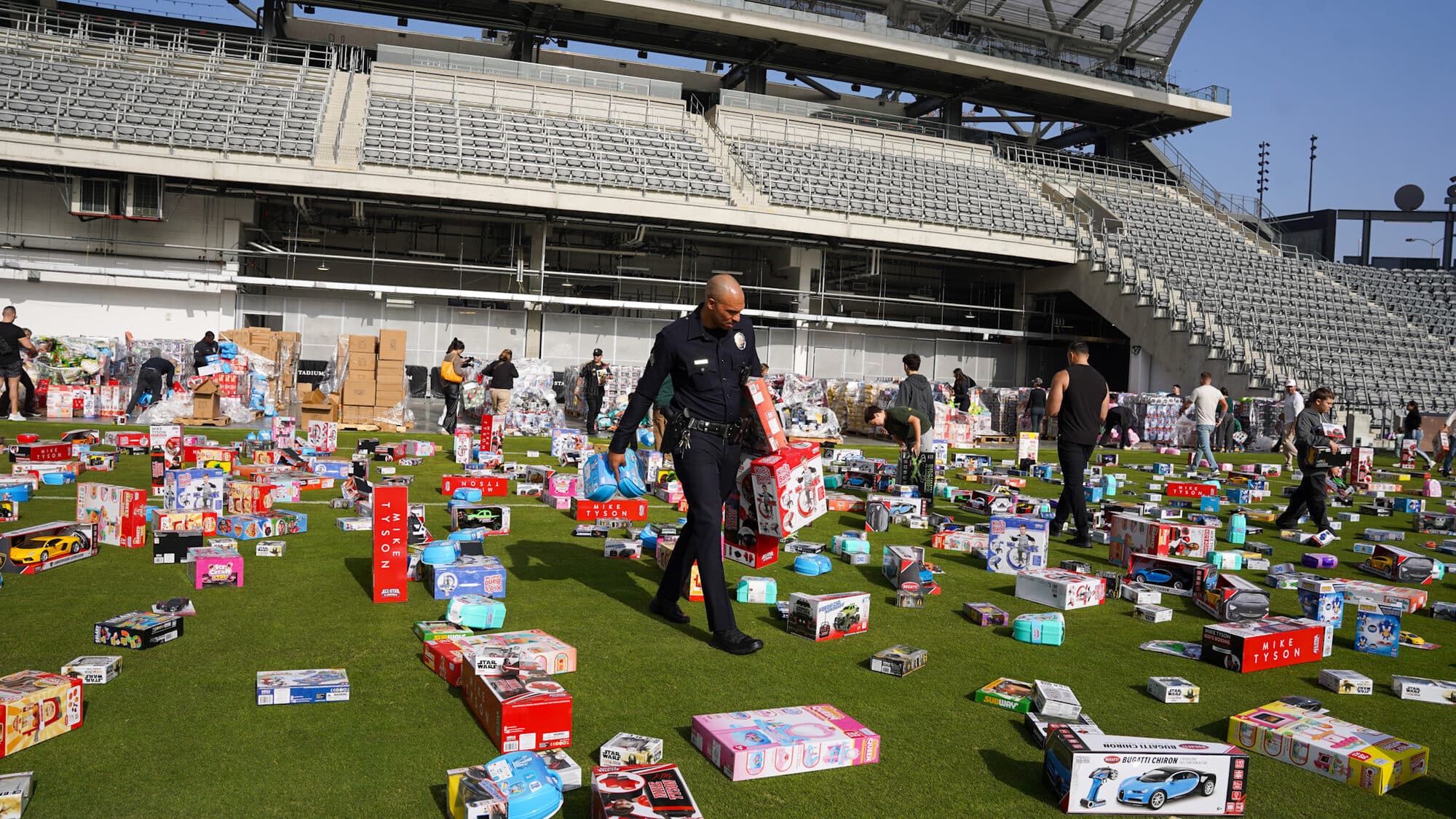 Trina's Kids event photo — Guinness World Record Toy Drive 2025
