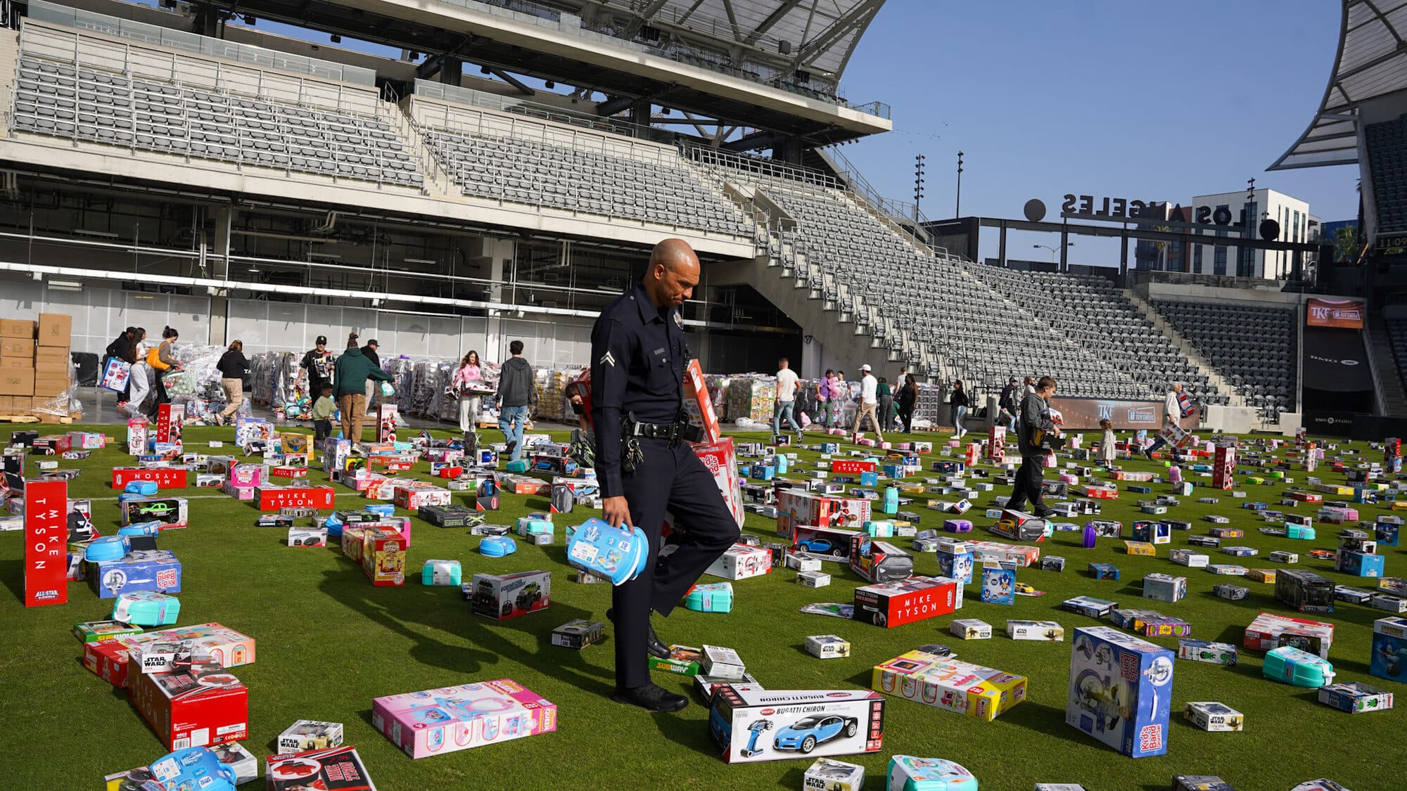 Trina's Kids event photo — Guinness World Record Toy Drive 2025