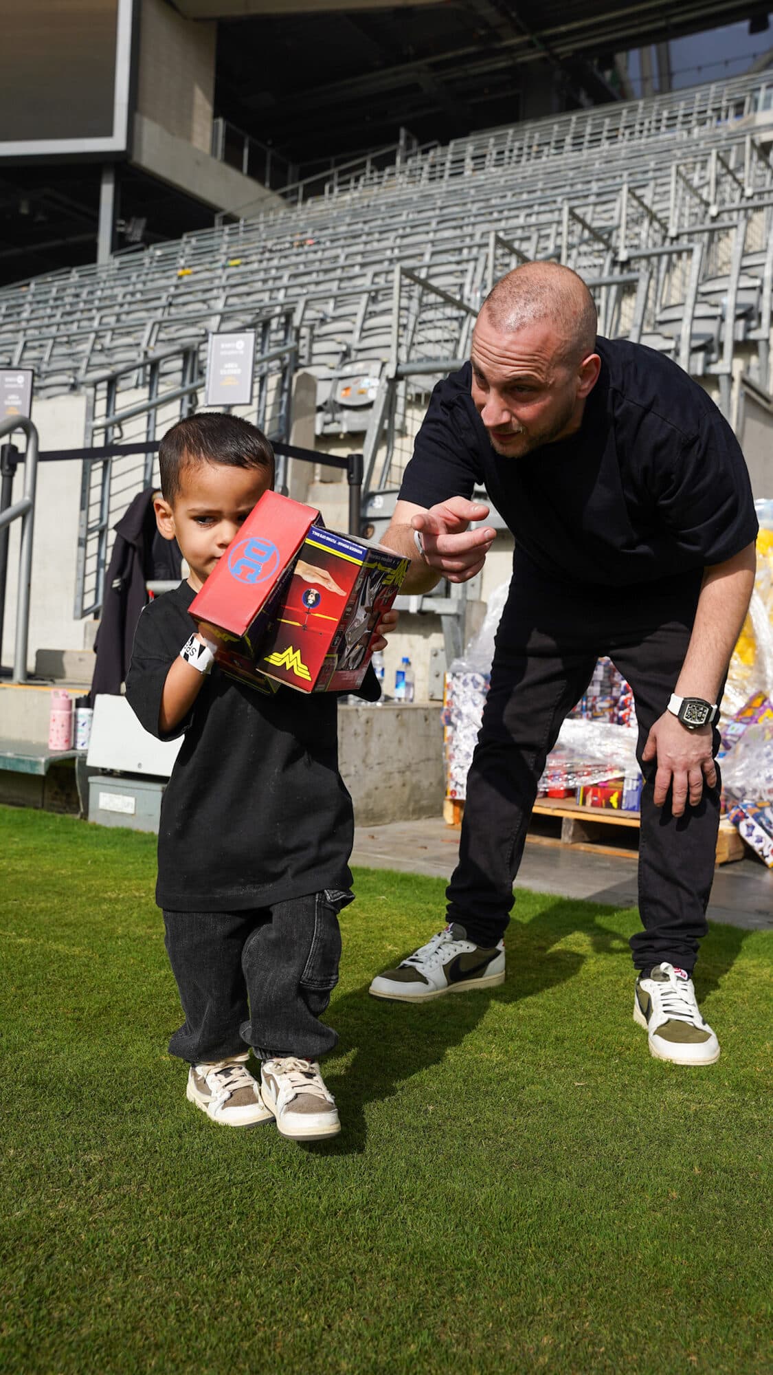 Trina's Kids event photo — Guinness World Record Toy Drive 2025