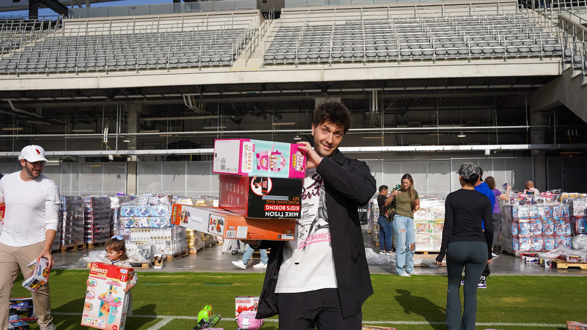 Trina's Kids event photo — Guinness World Record Toy Drive 2025