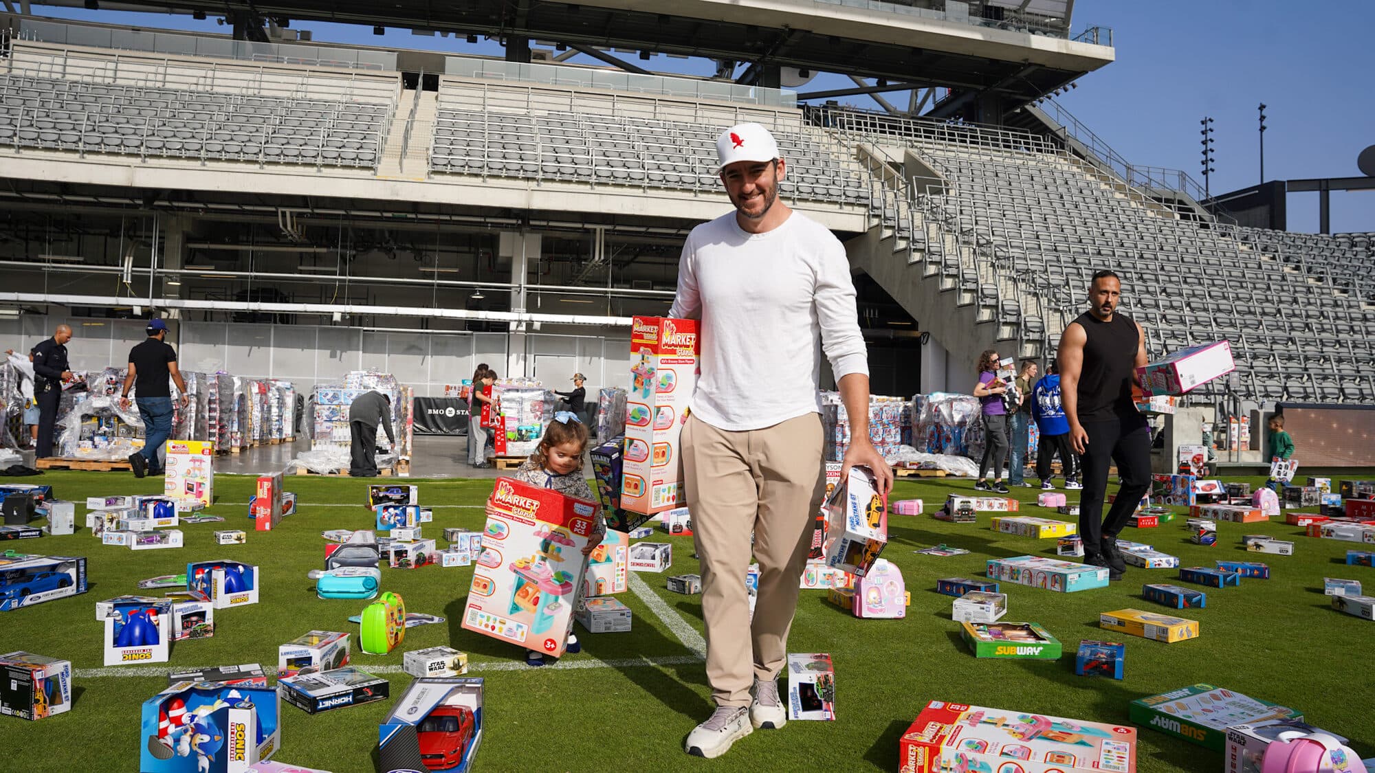 Trina's Kids event photo — Guinness World Record Toy Drive 2025