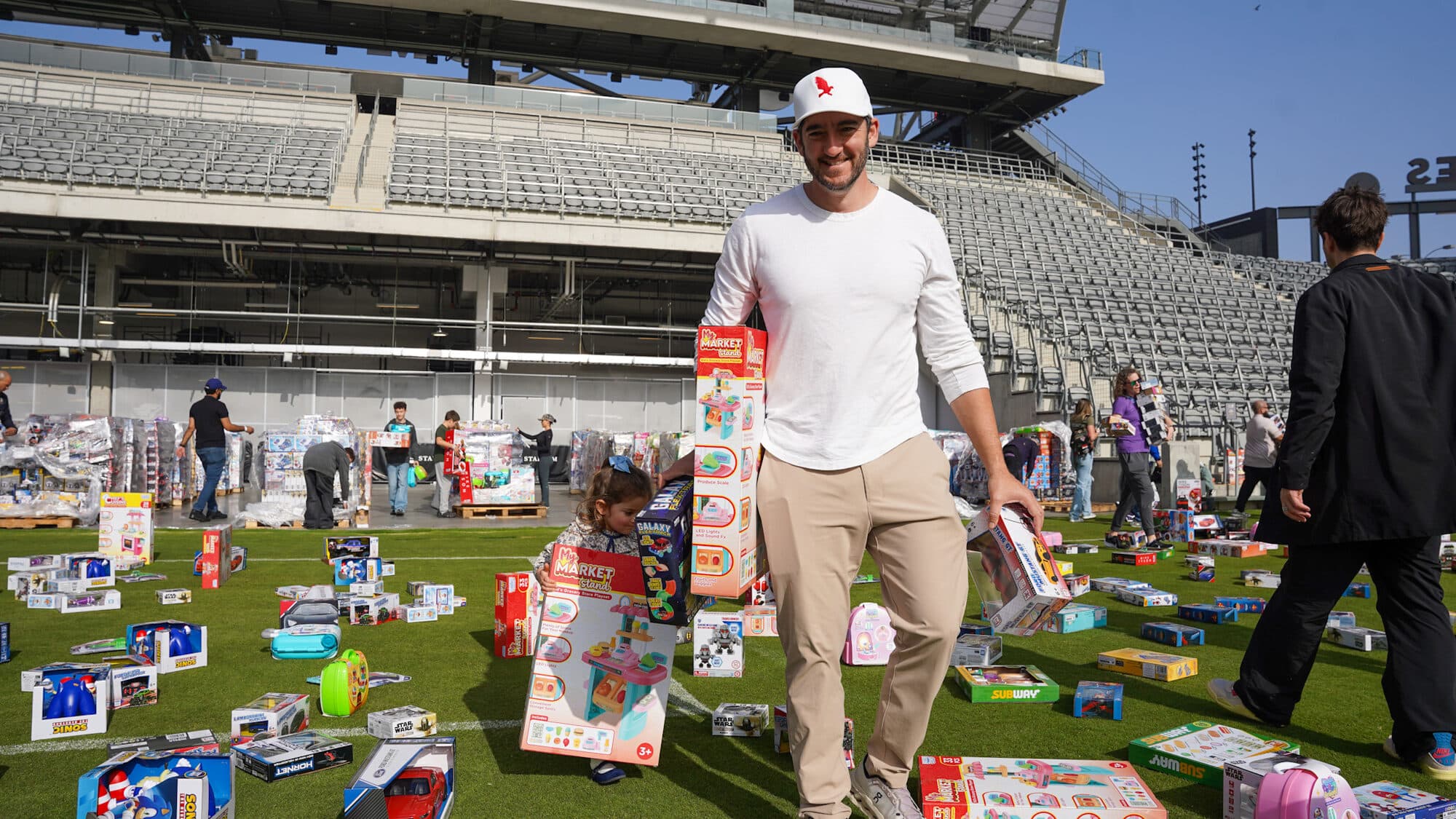 Trina's Kids event photo — Guinness World Record Toy Drive 2025