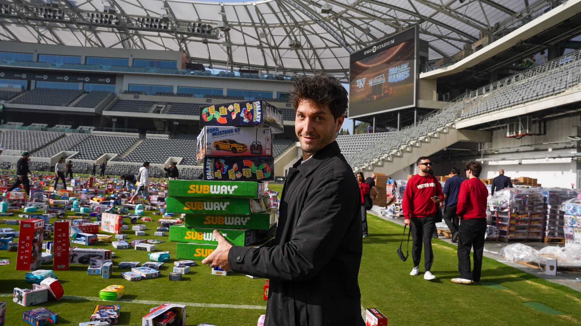 Trina's Kids event photo — Guinness World Record Toy Drive 2025