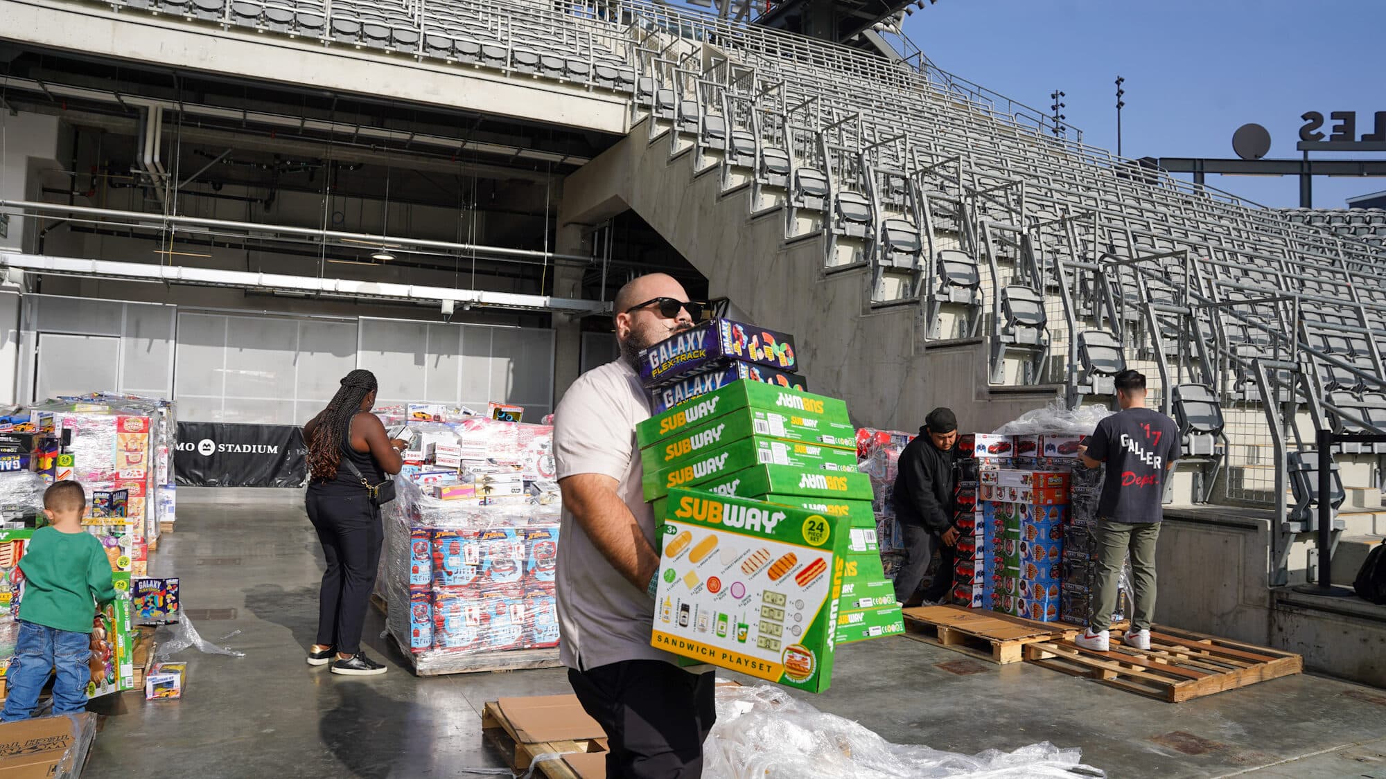 Trina's Kids event photo — Guinness World Record Toy Drive 2025