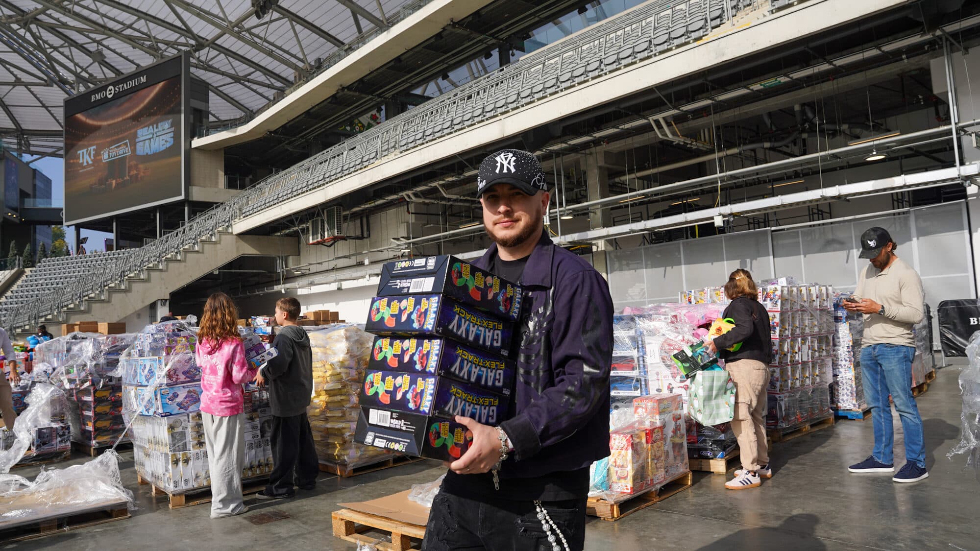 Trina's Kids event photo — Guinness World Record Toy Drive 2025
