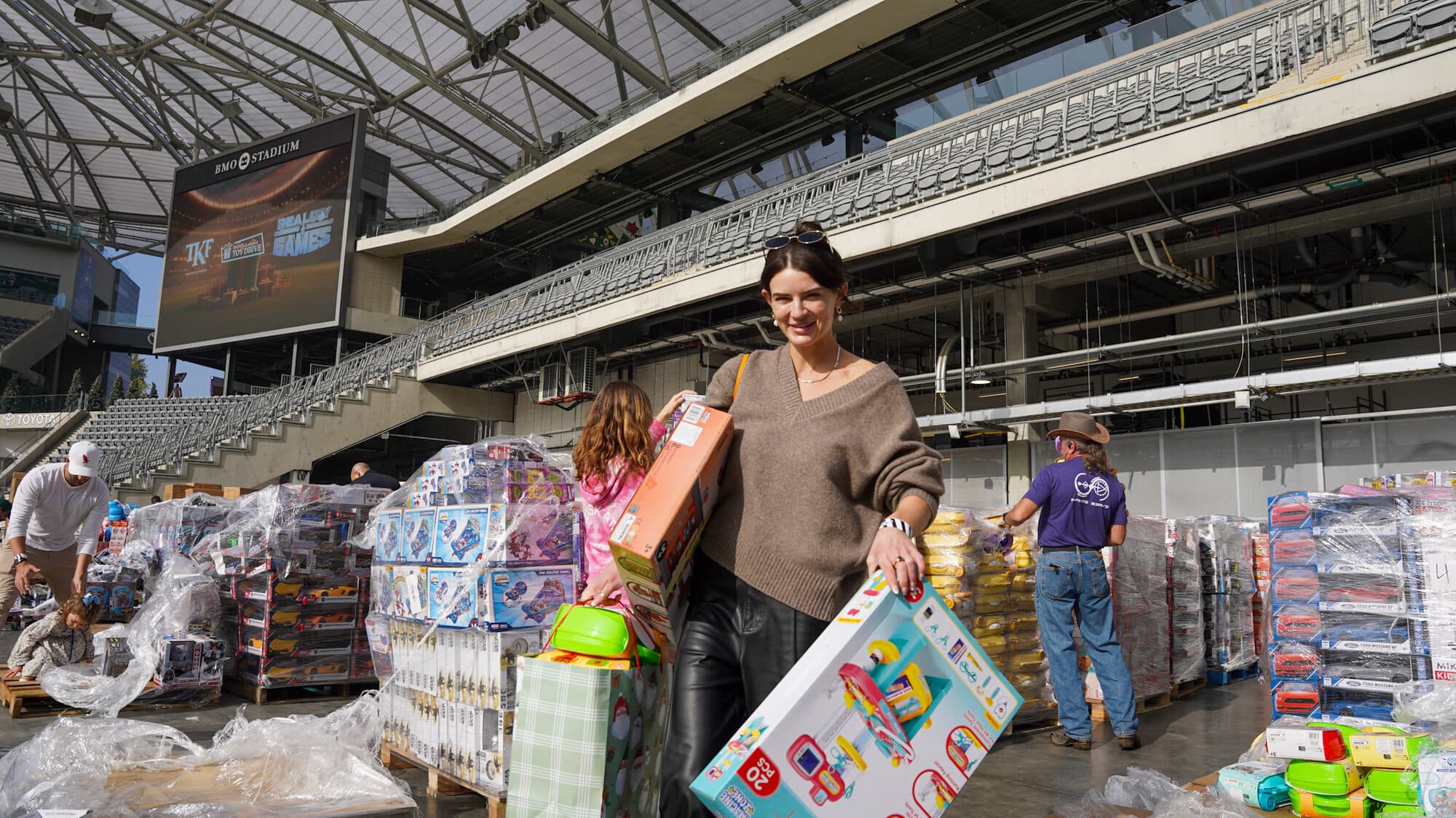 Trina's Kids event photo — Guinness World Record Toy Drive 2025