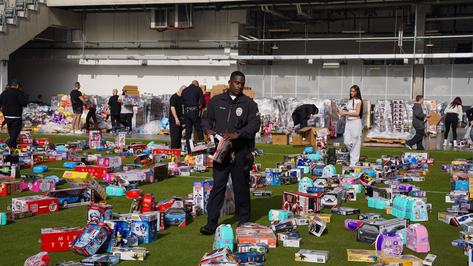 Trina's Kids event photo — Guinness World Record Toy Drive 2025