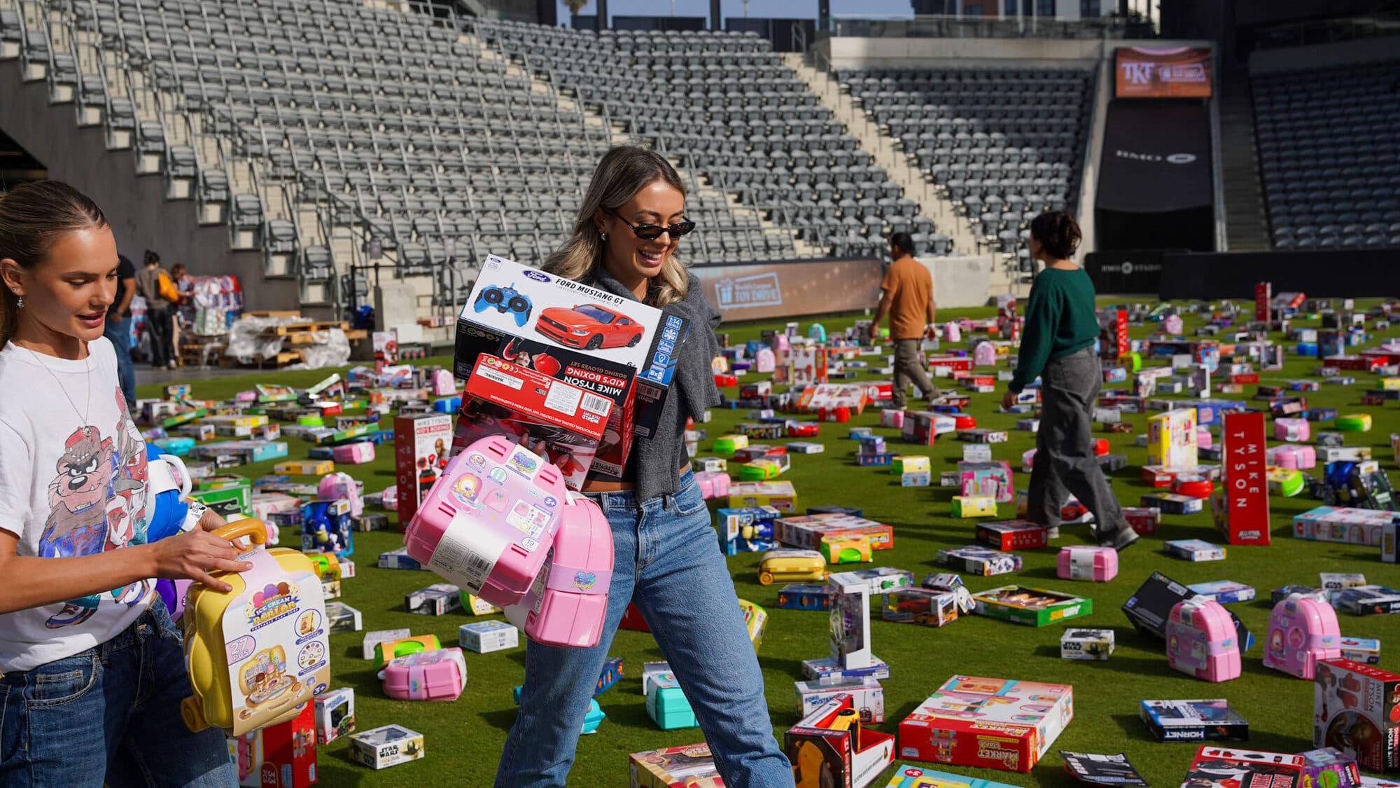 Trina's Kids event photo — Guinness World Record Toy Drive 2025