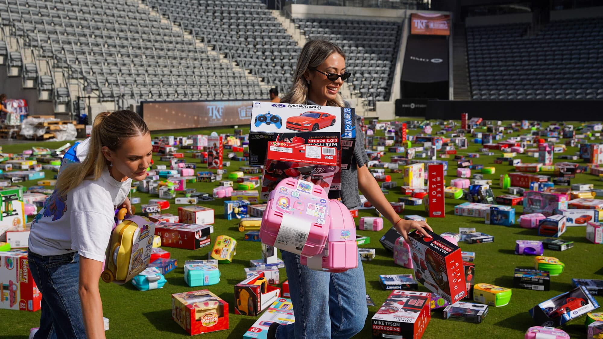 Trina's Kids event photo — Guinness World Record Toy Drive 2025