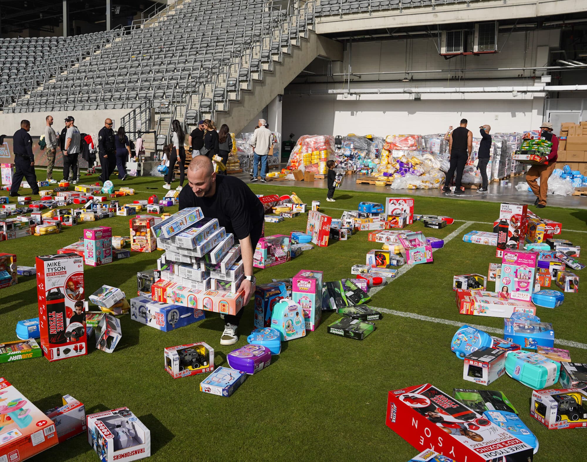 Trina's Kids event photo — Guinness World Record Toy Drive 2025