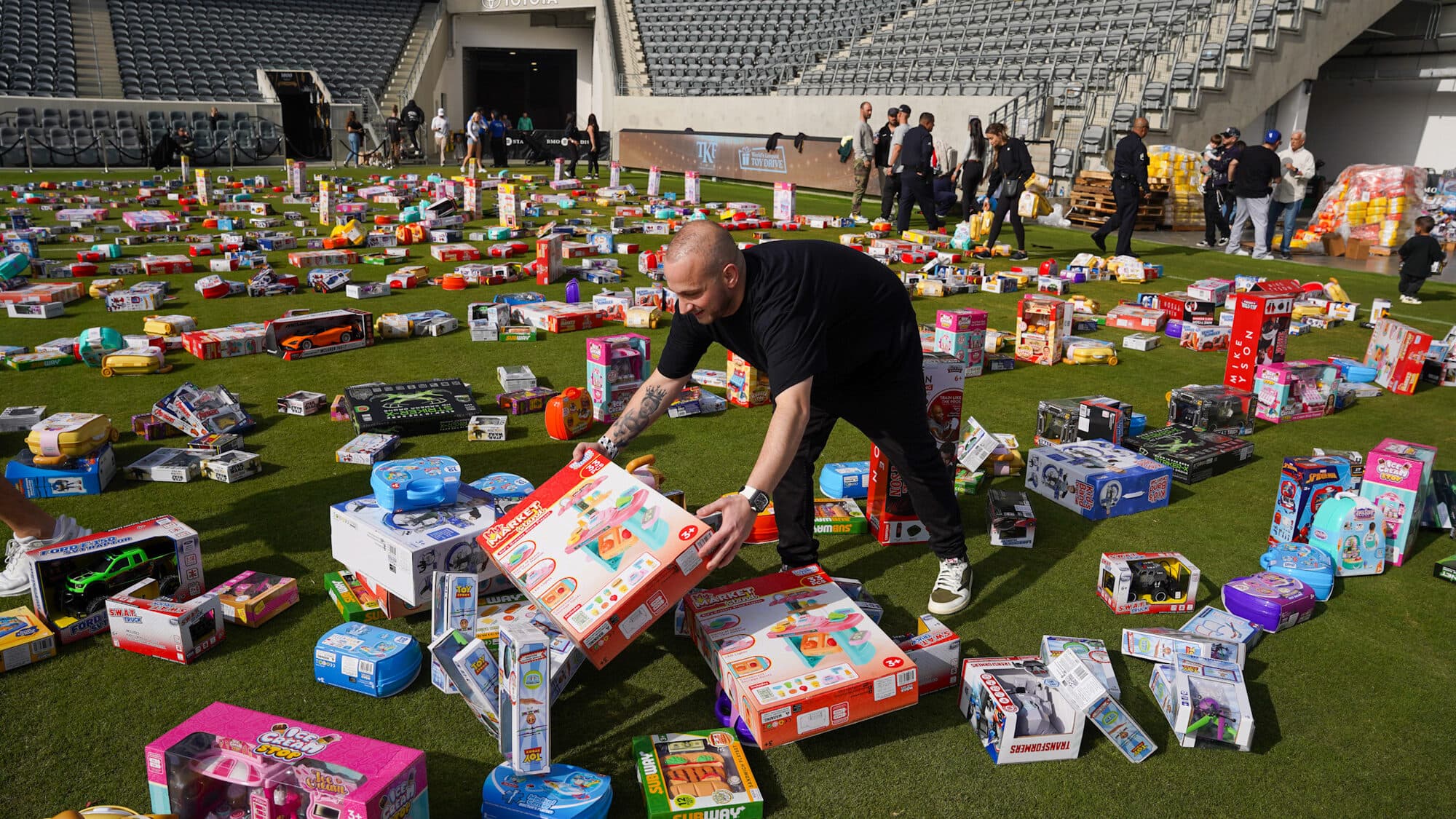 Trina's Kids event photo — Guinness World Record Toy Drive 2025