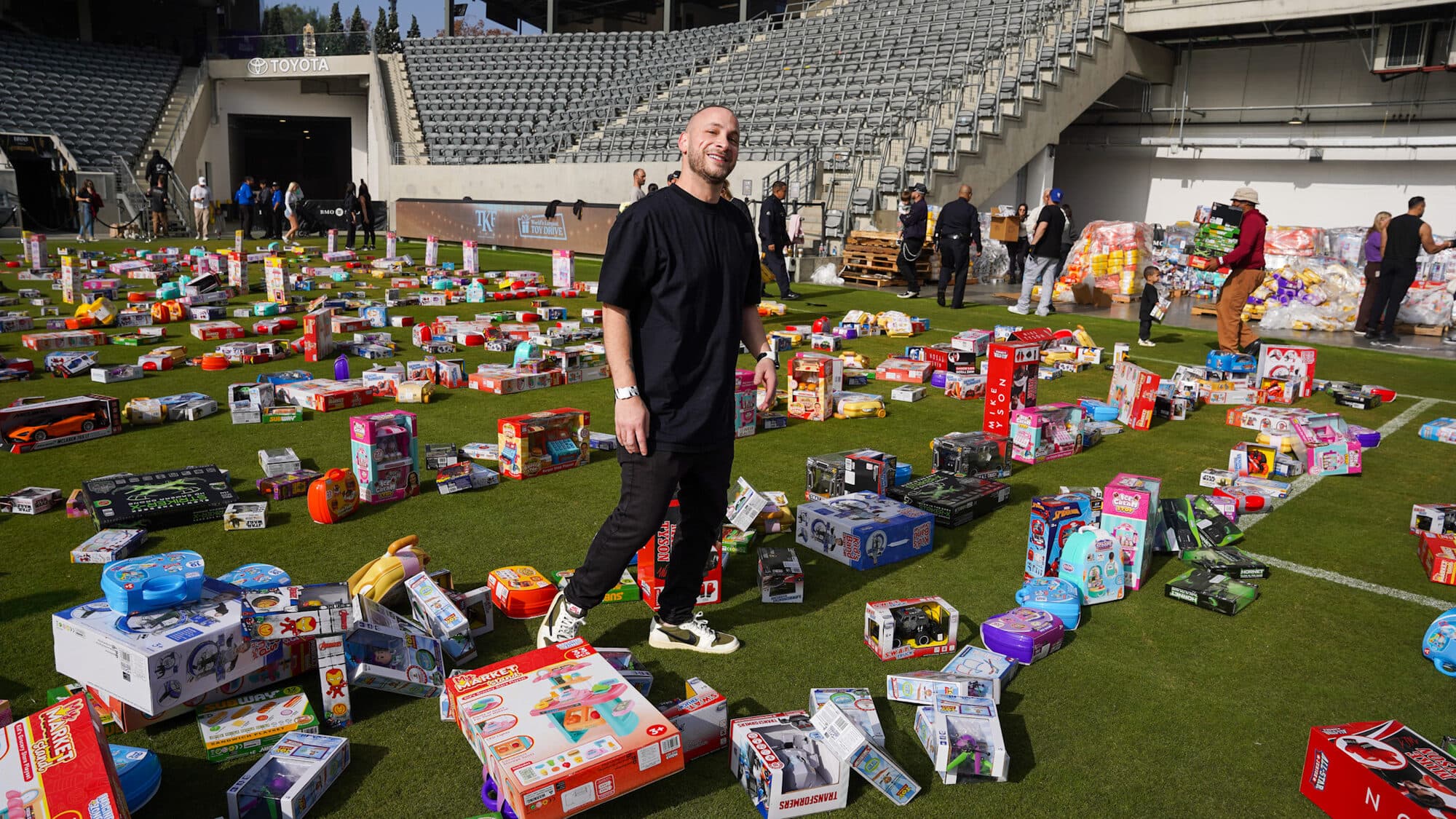 Trina's Kids event photo — Guinness World Record Toy Drive 2025