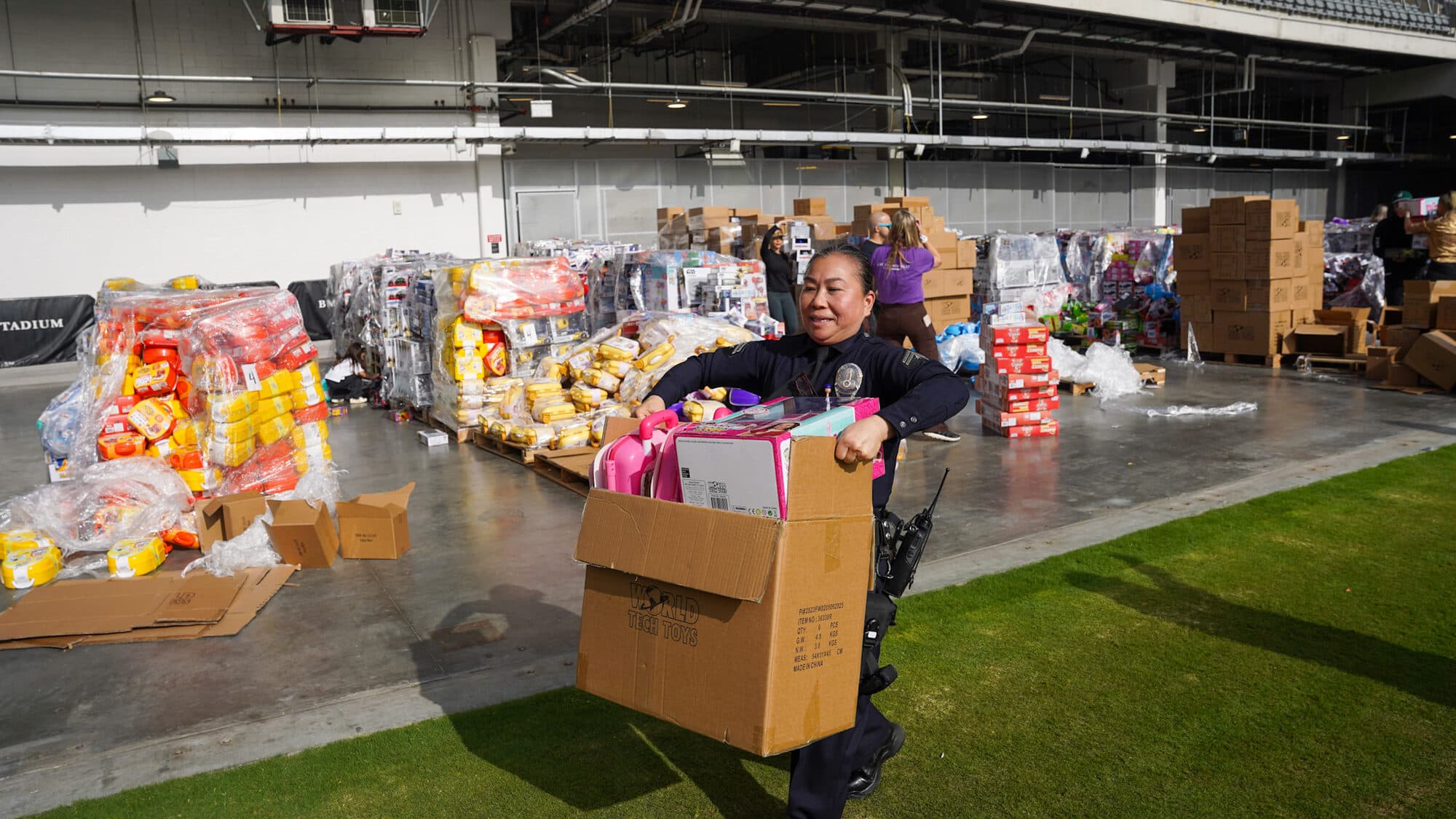 Trina's Kids event photo — Guinness World Record Toy Drive 2025