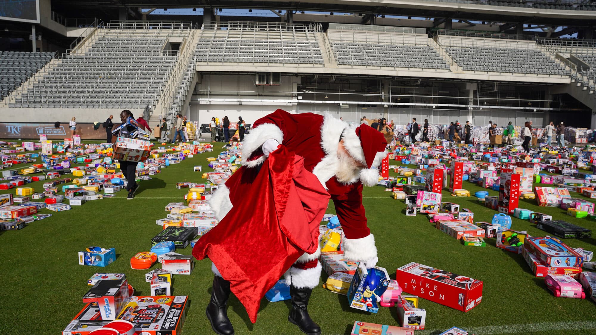 Trina's Kids event photo — Guinness World Record Toy Drive 2025