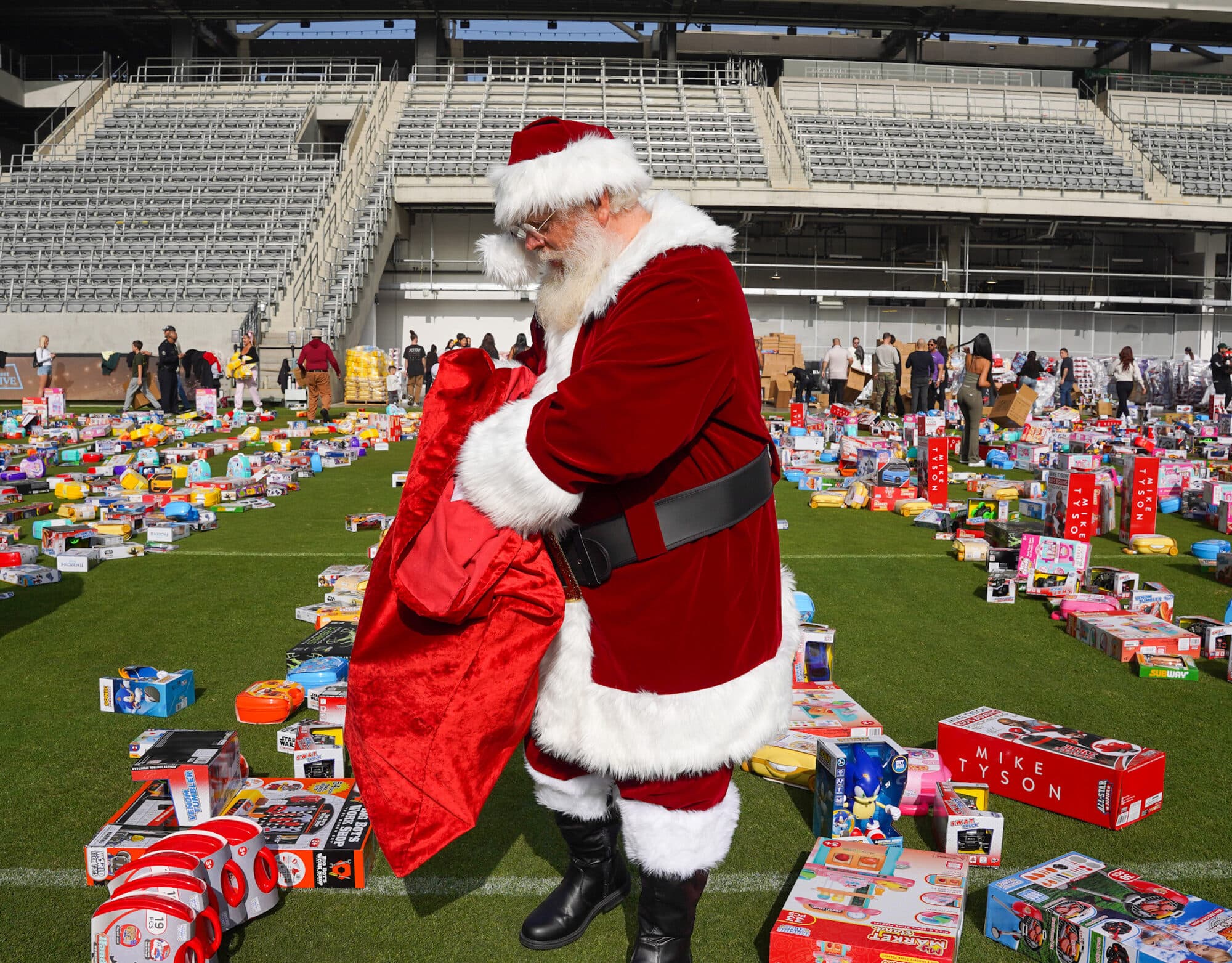 Trina's Kids event photo — Guinness World Record Toy Drive 2025