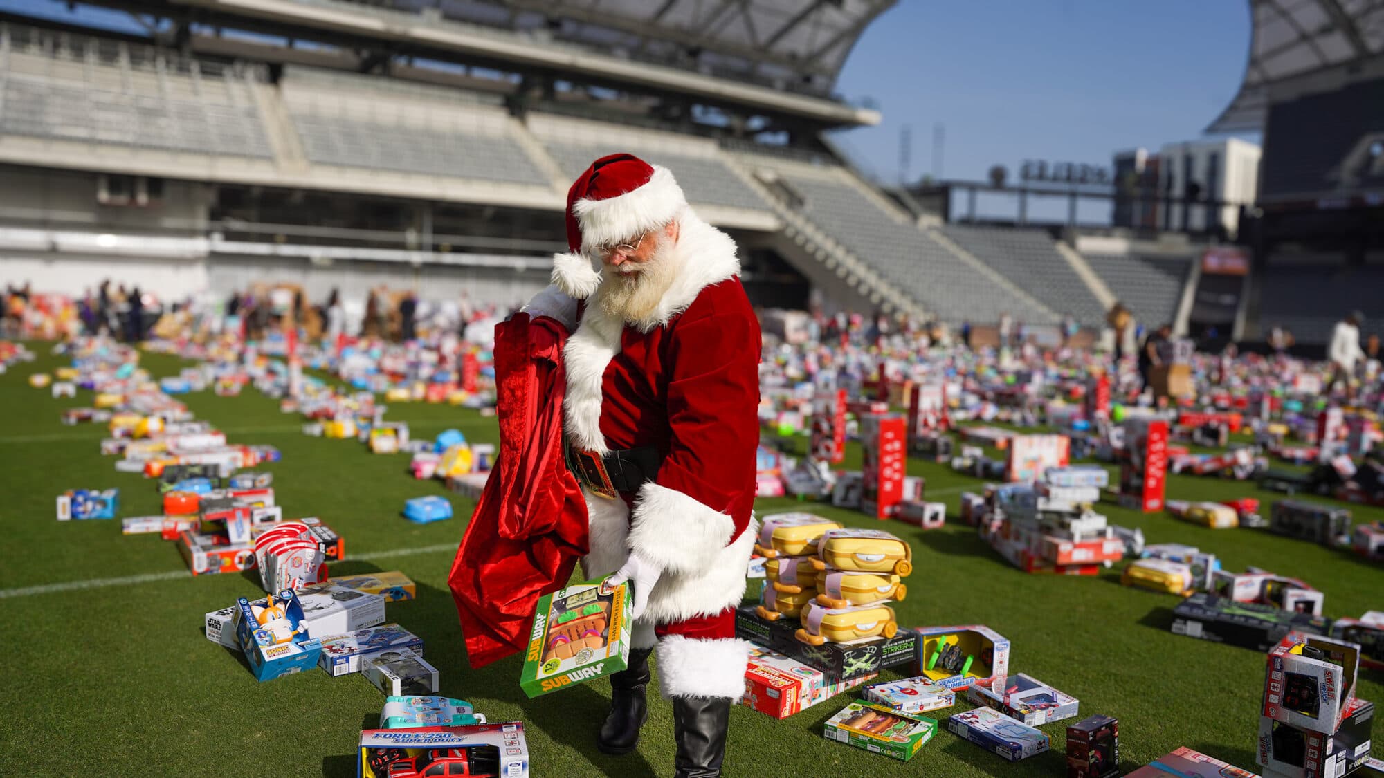 Trina's Kids event photo — Guinness World Record Toy Drive 2025