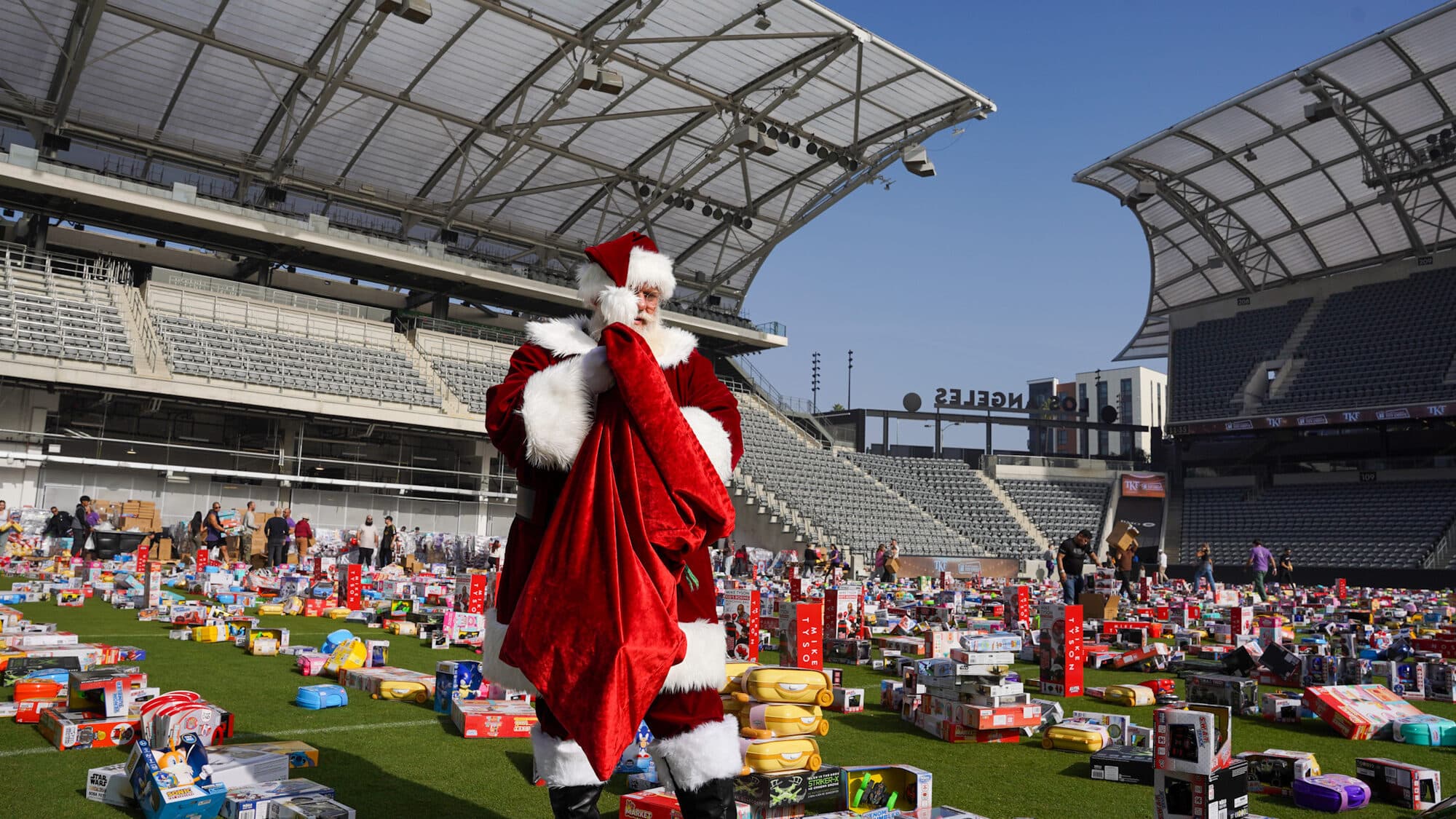 Trina's Kids event photo — Guinness World Record Toy Drive 2025