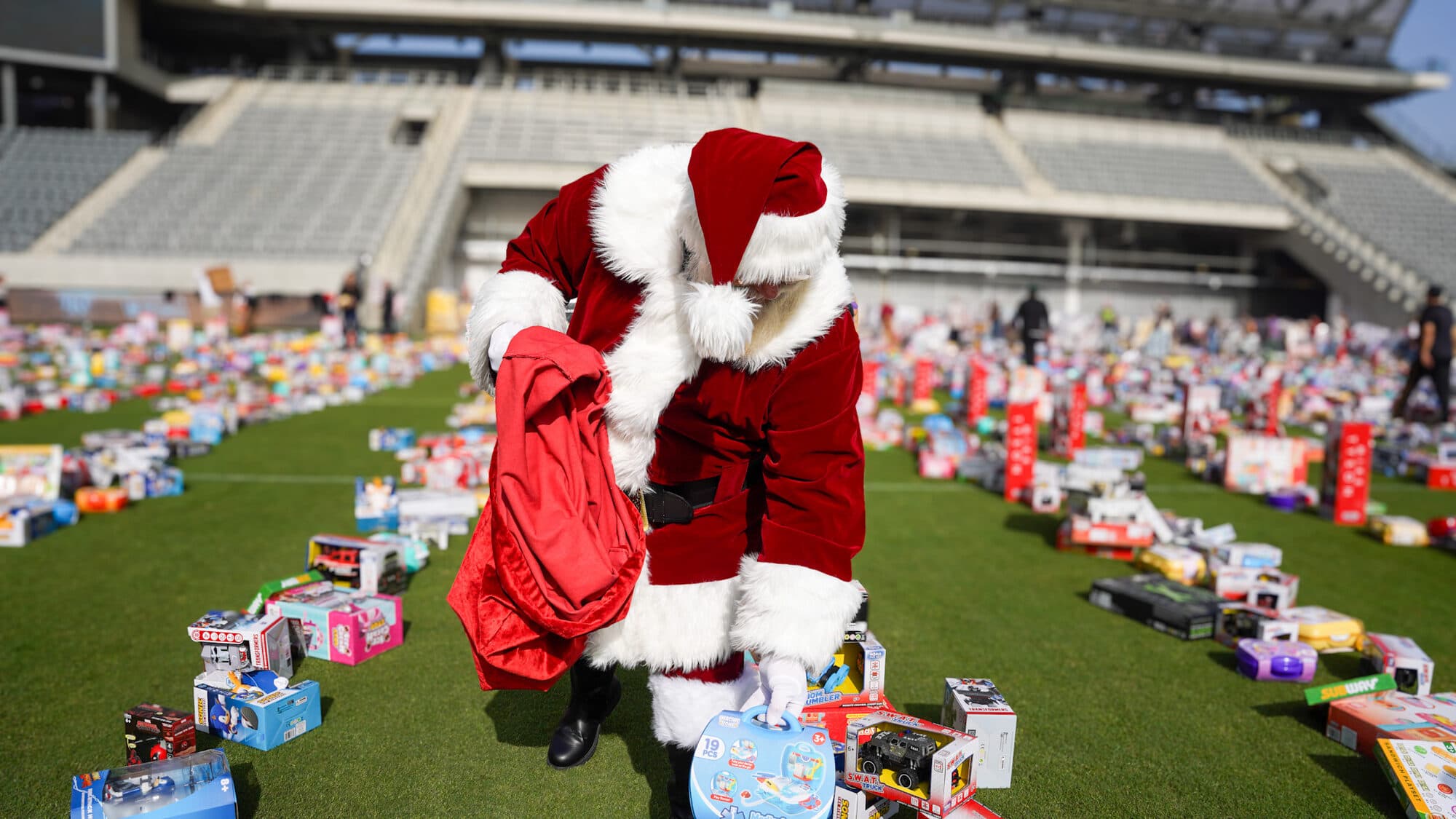 Trina's Kids event photo — Guinness World Record Toy Drive 2025