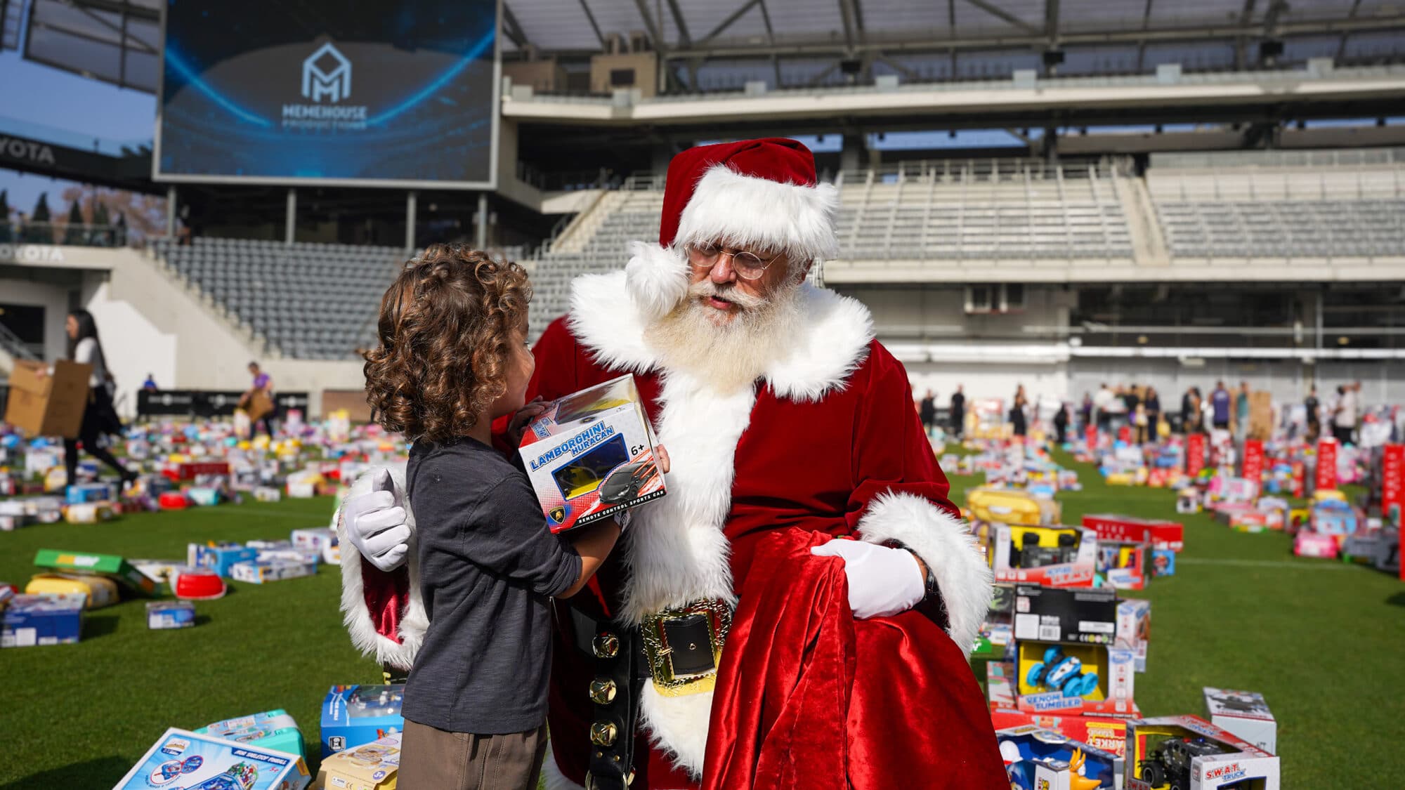Trina's Kids event photo — Guinness World Record Toy Drive 2025