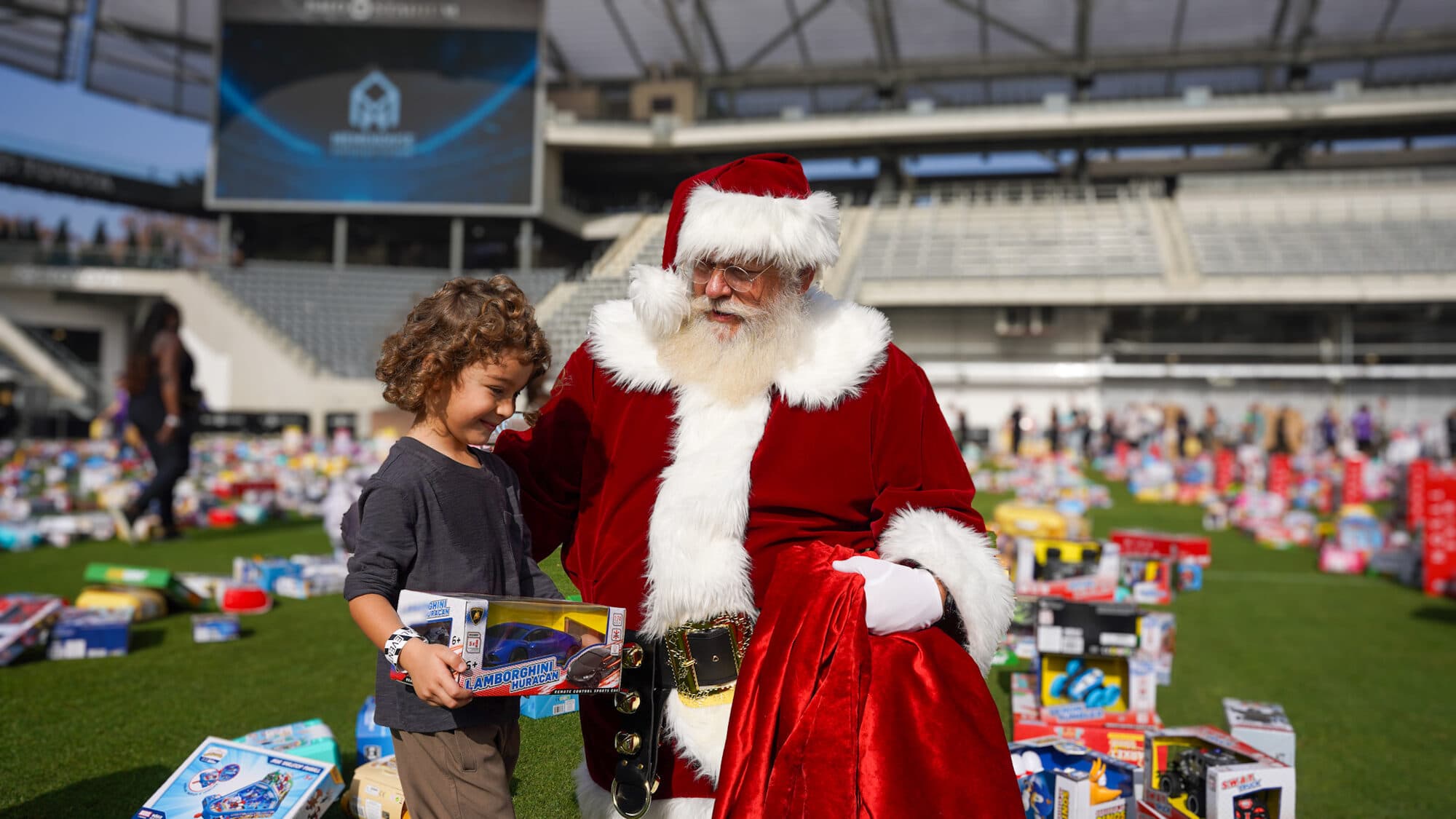 Trina's Kids event photo — Guinness World Record Toy Drive 2025