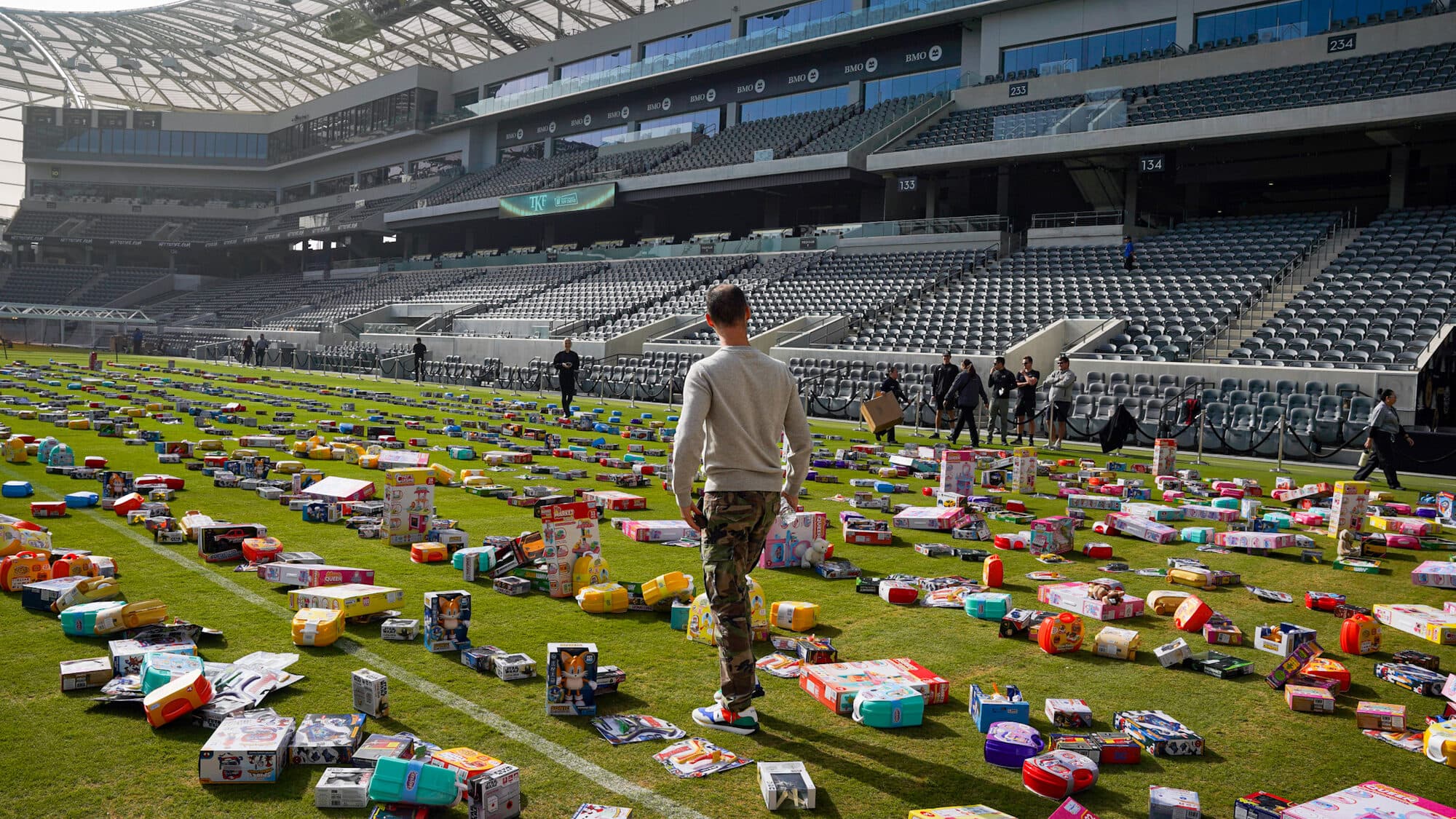 Trina's Kids event photo — Guinness World Record Toy Drive 2025