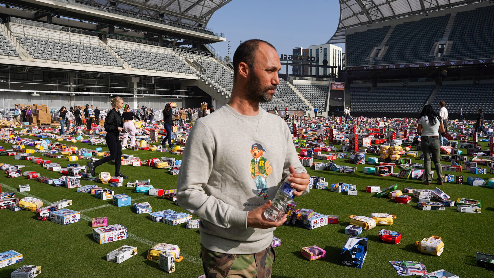 Trina's Kids event photo — Guinness World Record Toy Drive 2025