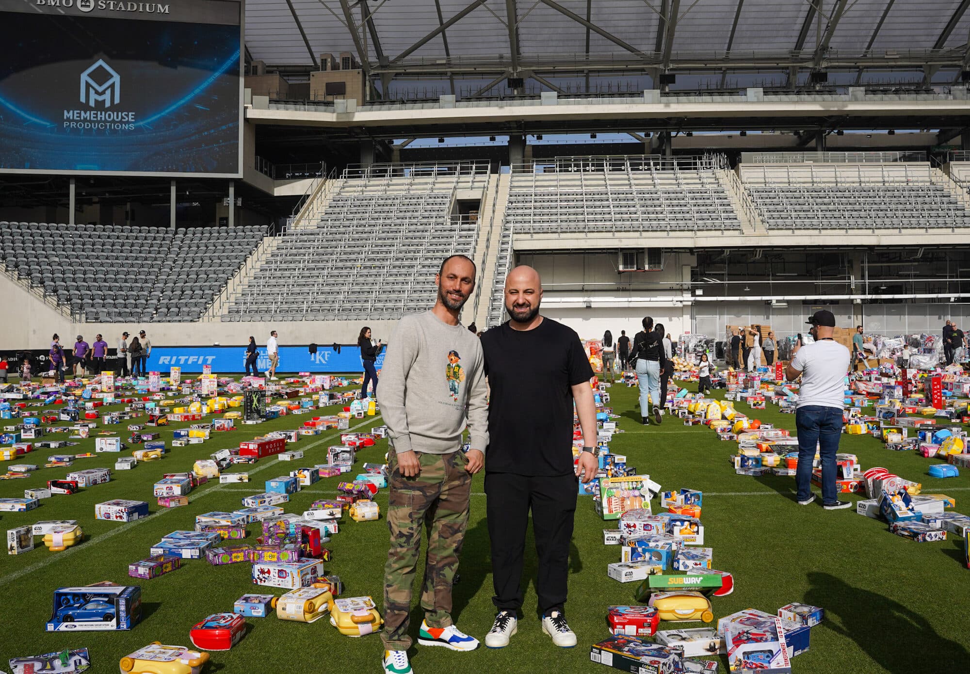 Trina's Kids event photo — Guinness World Record Toy Drive 2025
