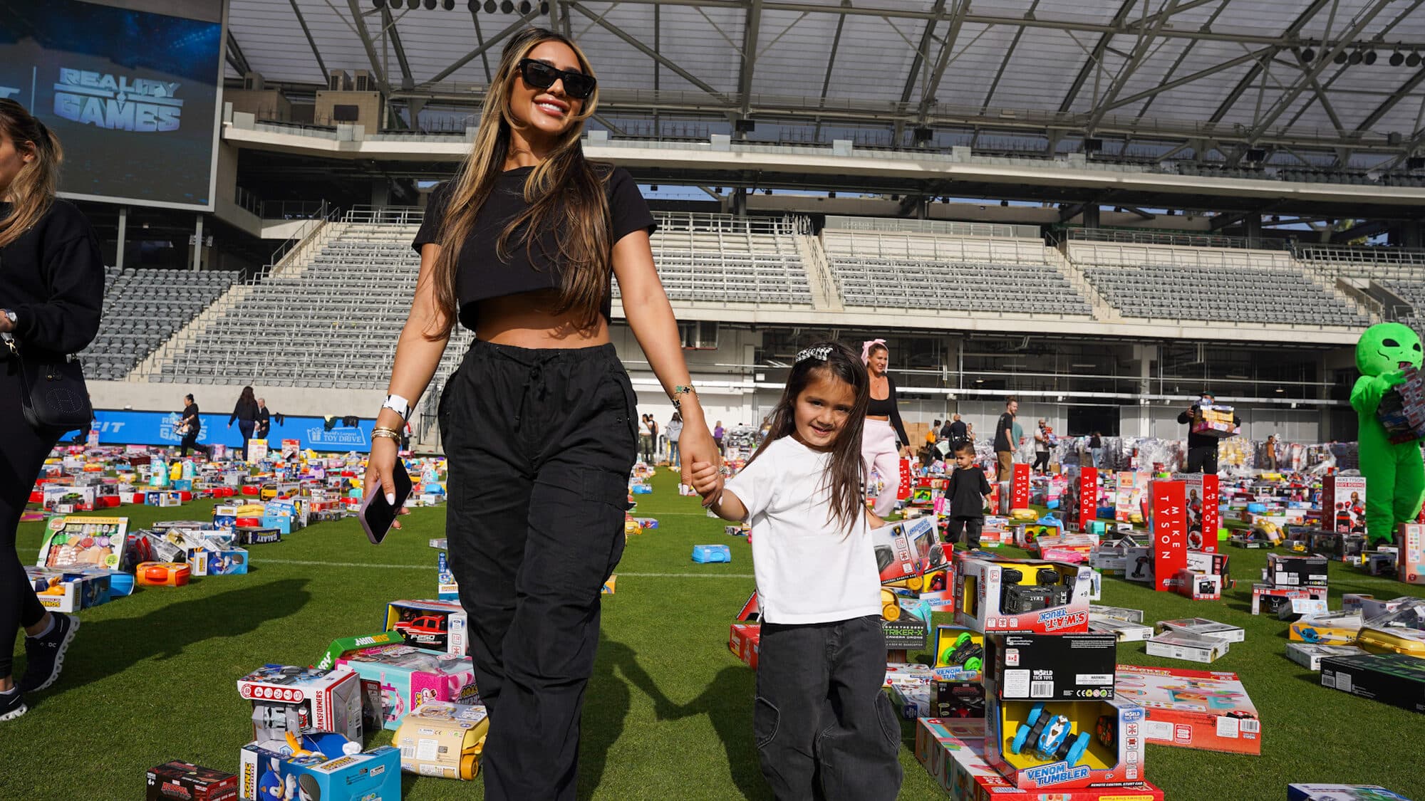 Trina's Kids event photo — Guinness World Record Toy Drive 2025