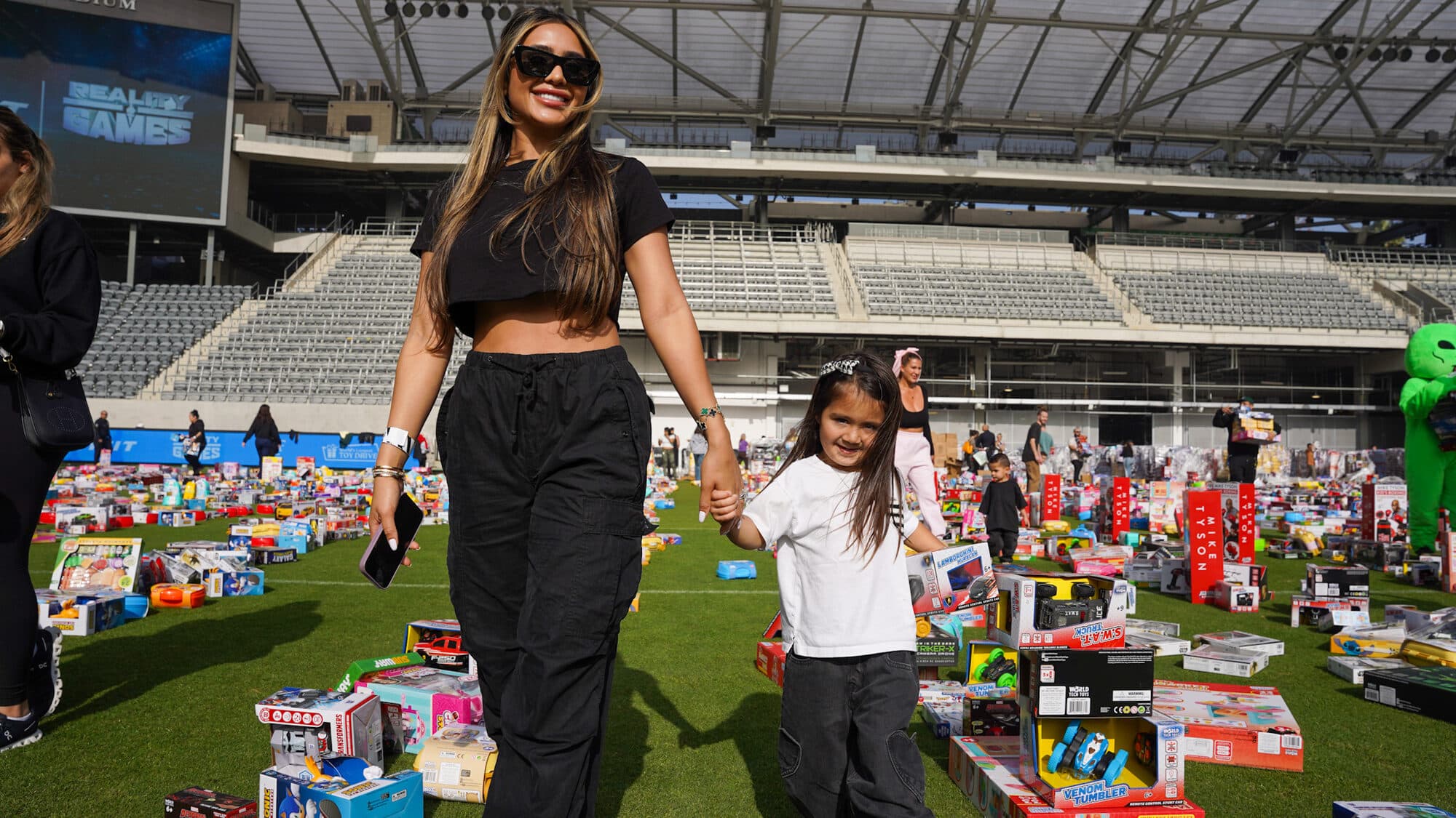 Trina's Kids event photo — Guinness World Record Toy Drive 2025